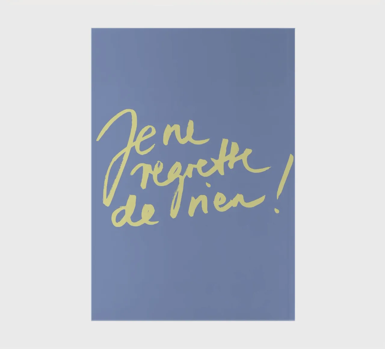 Je ne regrette de rien 2 notebook by Studio Memb