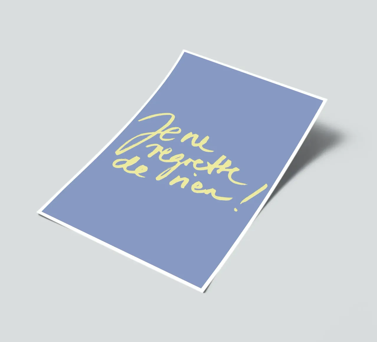 Je ne regrette de rien 2 sticker sheet by Studio Memb