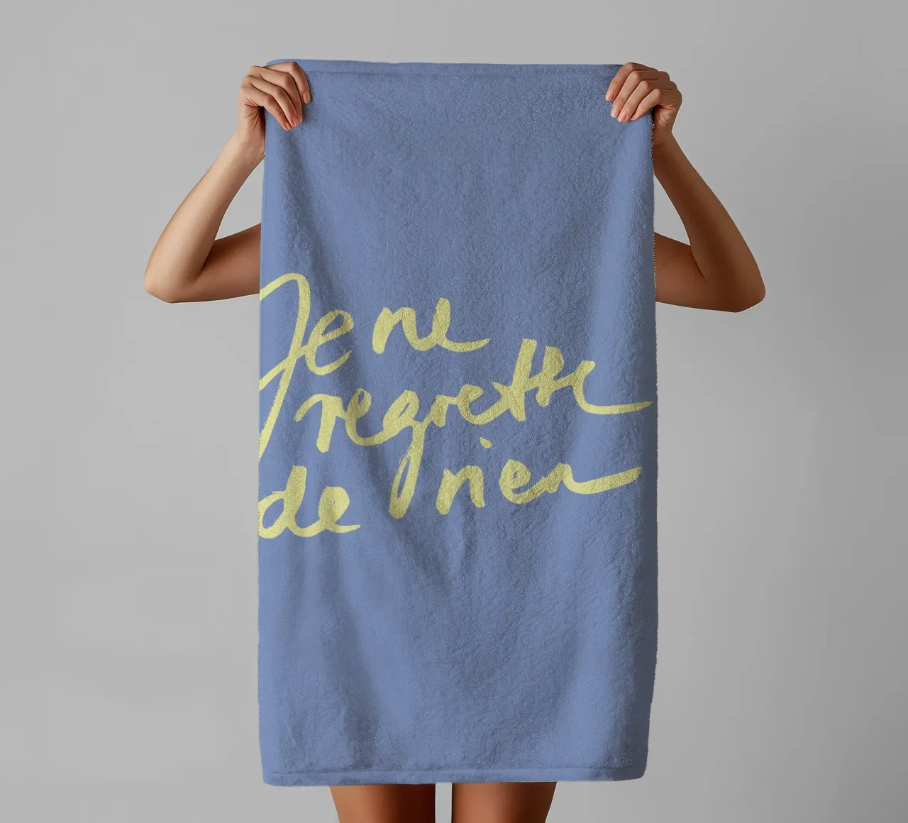 Je ne regrette de rien 2 asciugamano da bagno da Studio Memb