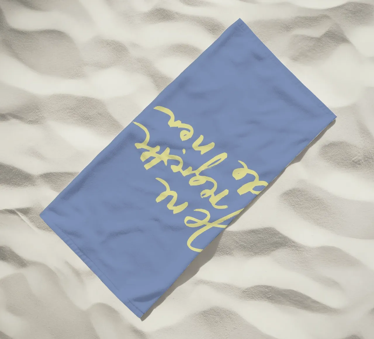 Je ne regrette de rien 2 beach towel by Studio Memb