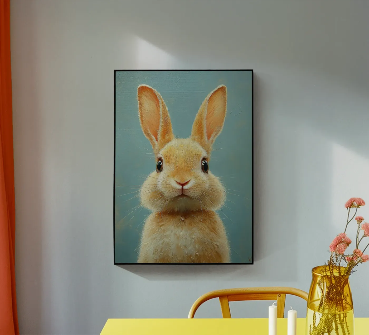 Rabbit plexiglas de Nikis Art Studio