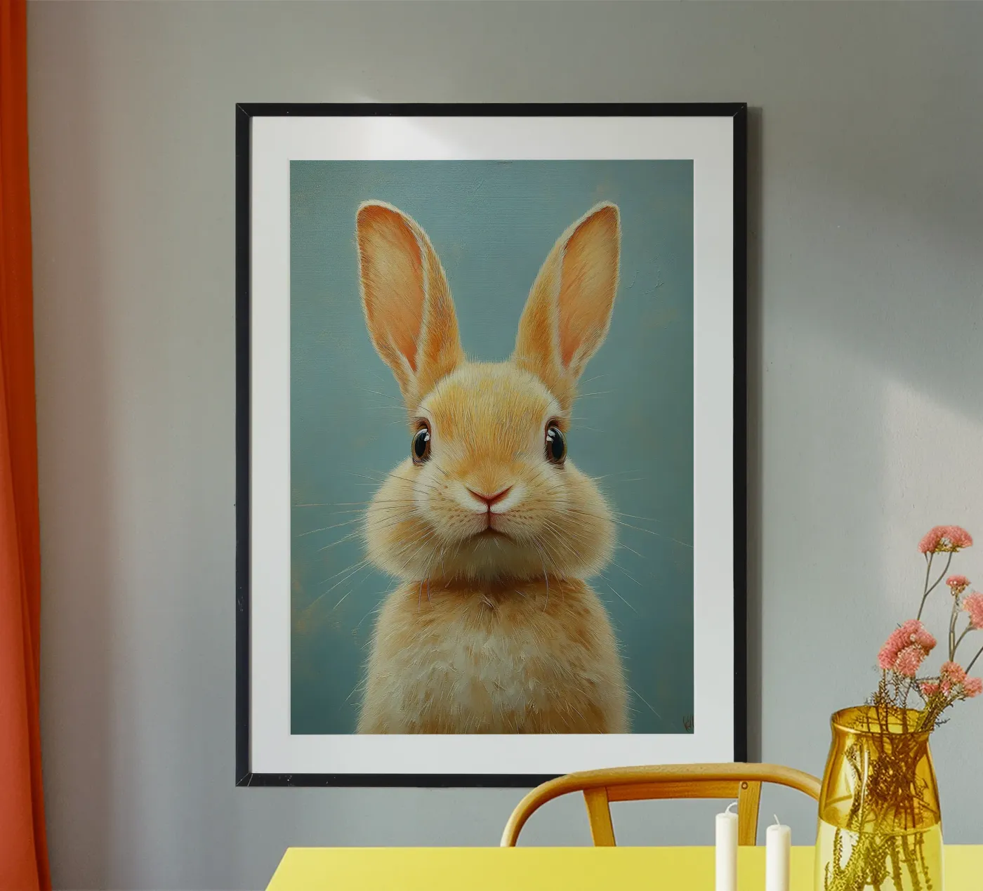 Rabbit poster da Nikis Art Studio