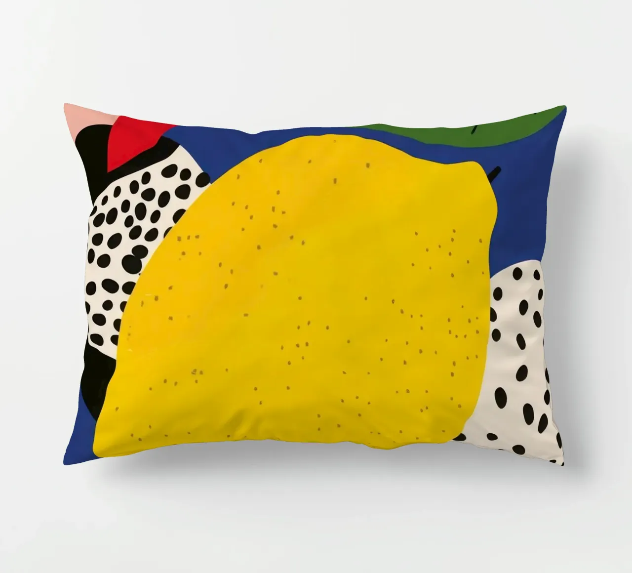 Citron Abstrait cuscino da Pop and Fruits - Affiches & posters
