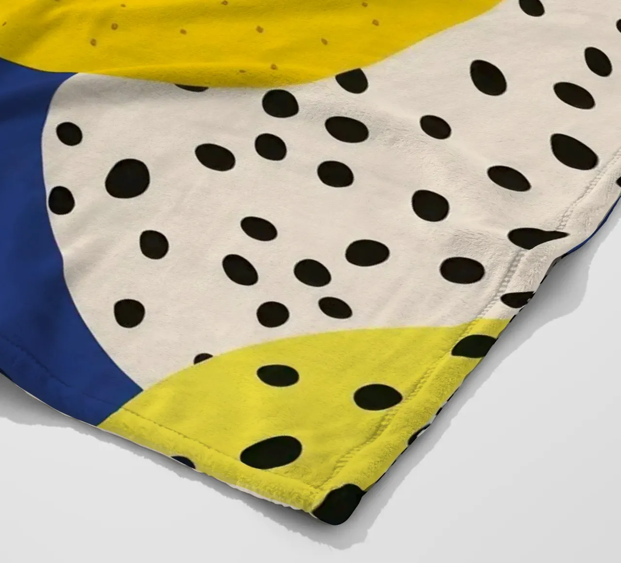 Zitrone Abstrait Fleecedecke von Pop and Fruits - Affiches & posters