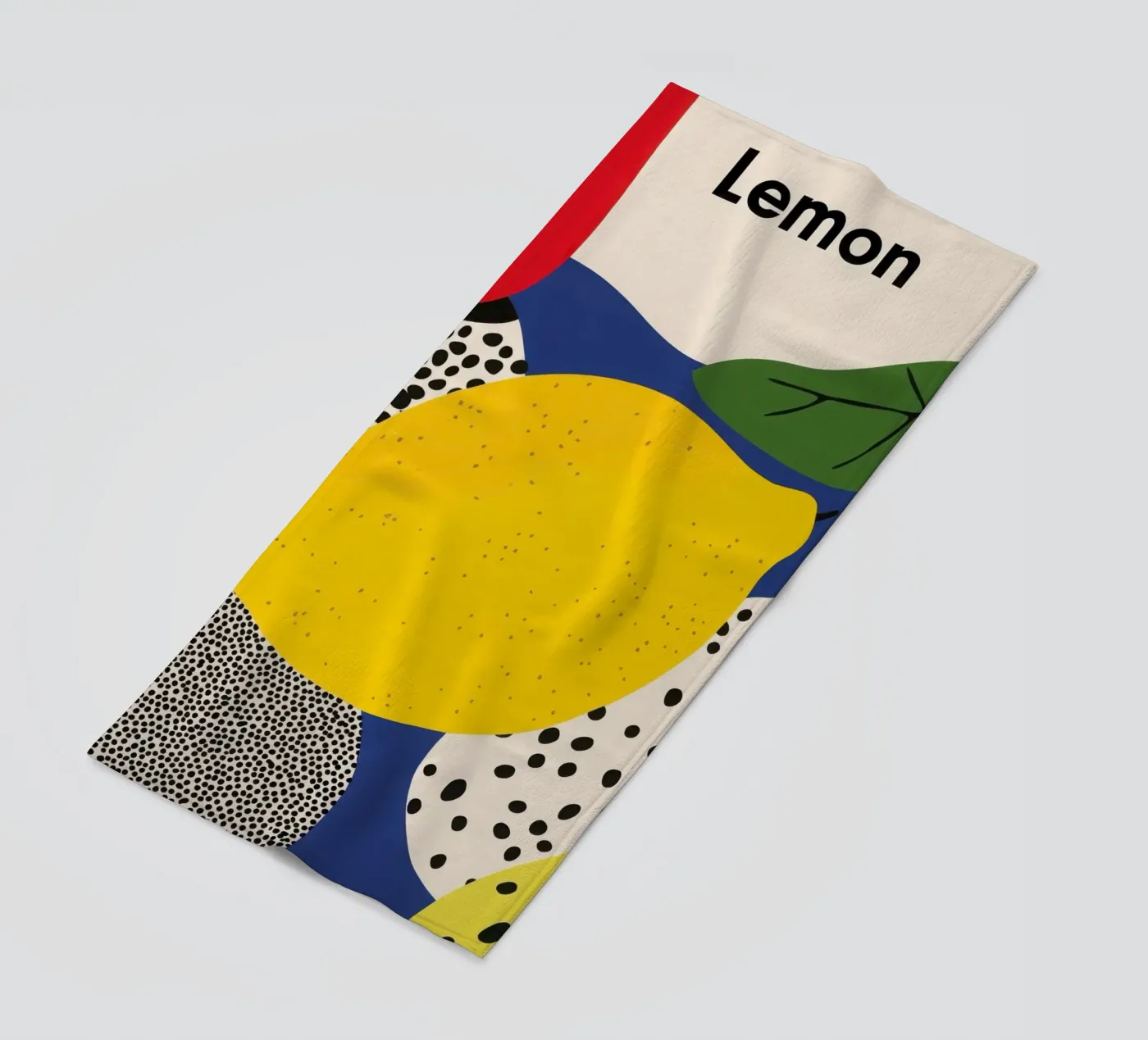 Citron Abstrait telo mare da Pop and Fruits - Affiches & posters