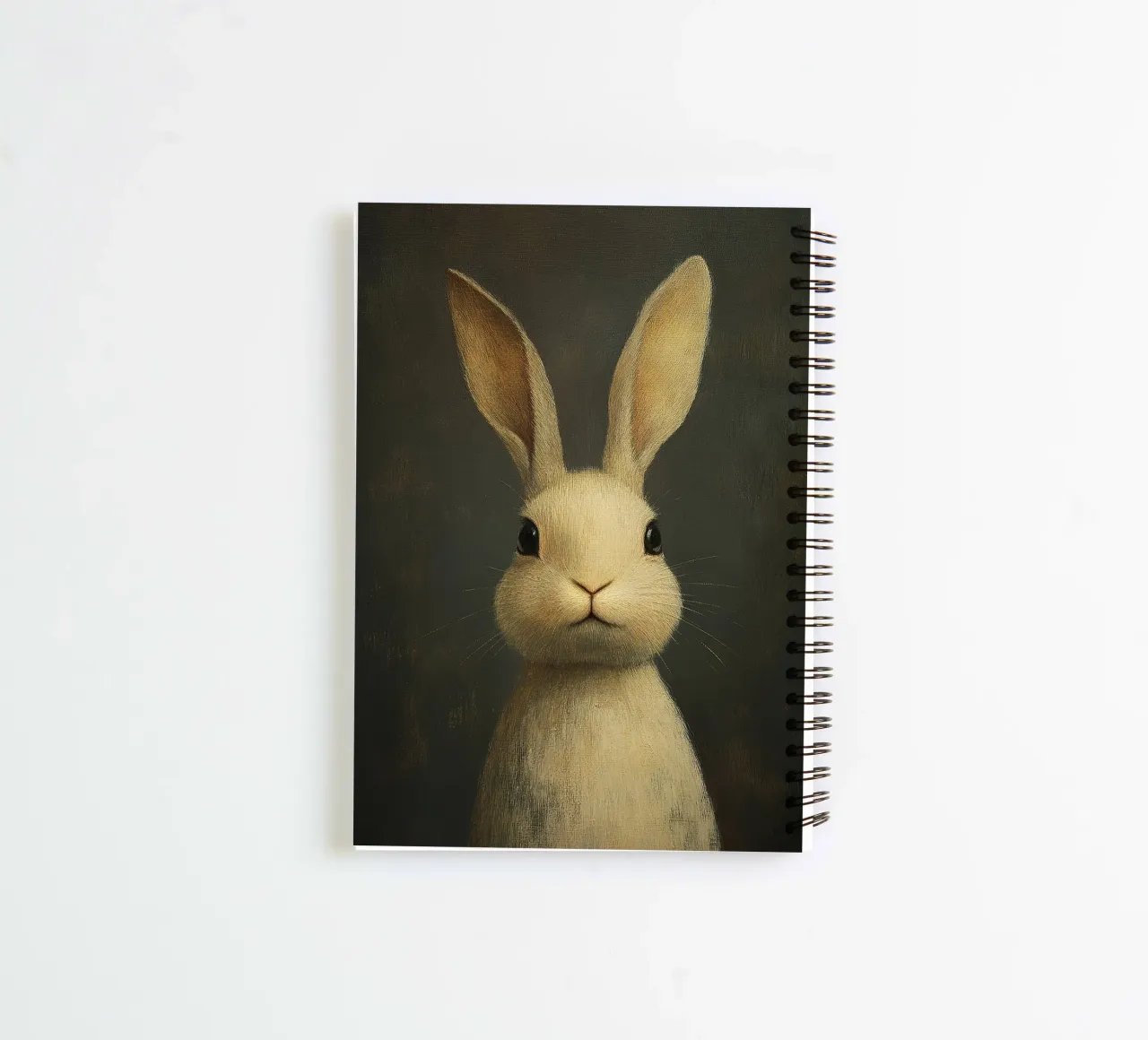 Rabbit spiral notebook by Nikis Art Studio