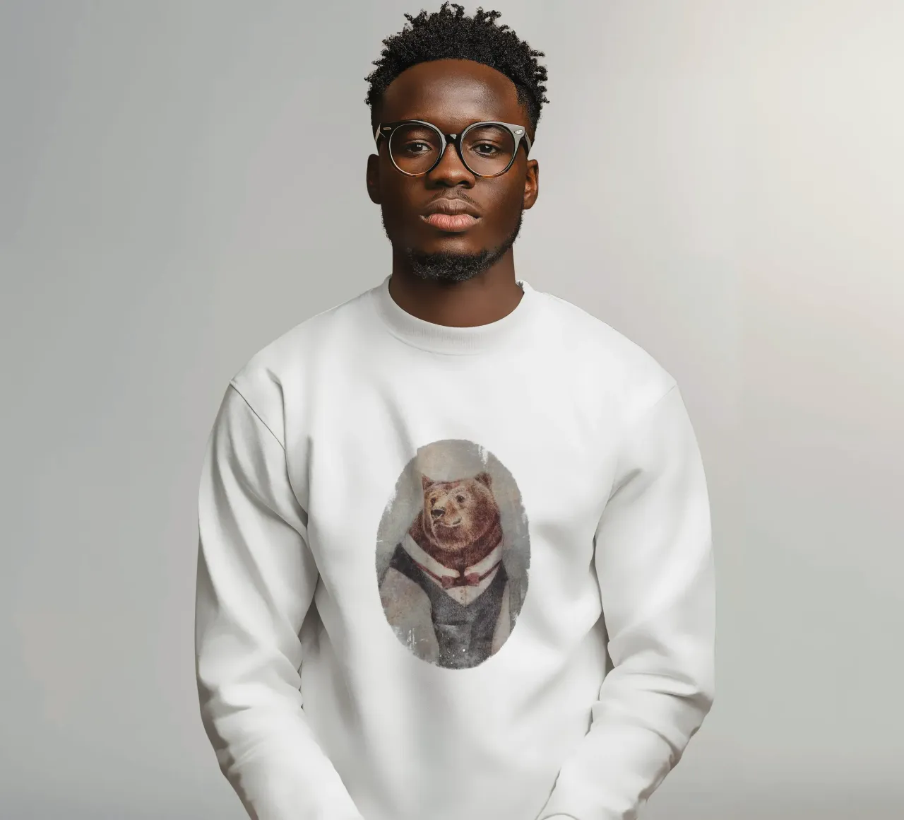 Le vieux gentleman - Charme et sagesse intemporels sweat de mikekoubou