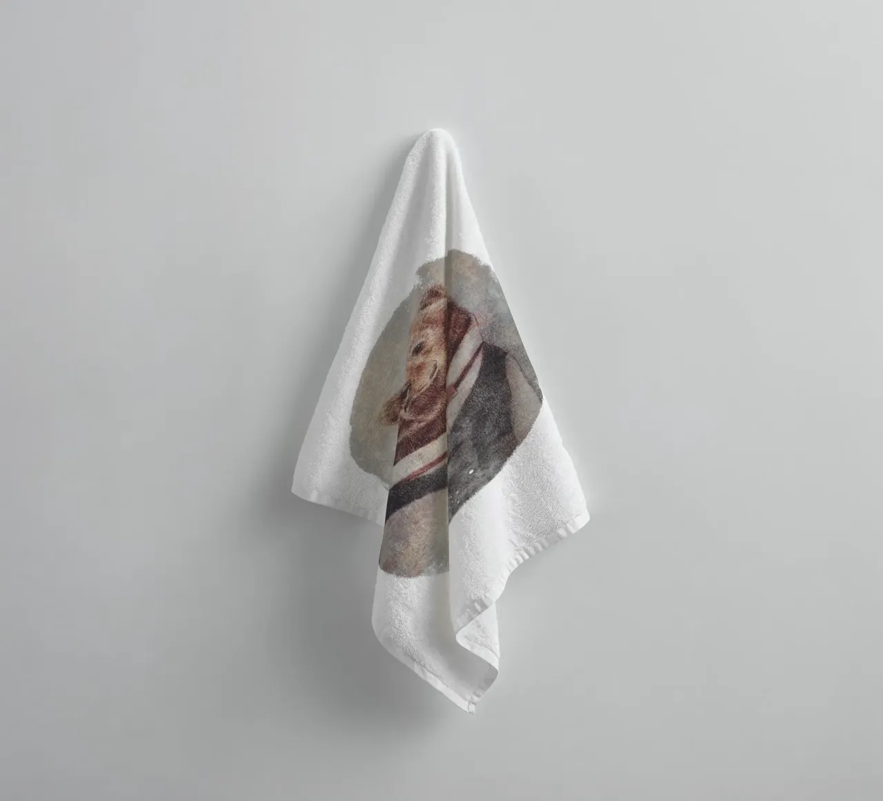 The Old Gentleman - Timeless Charm and Wisdom towel by mikekoubou