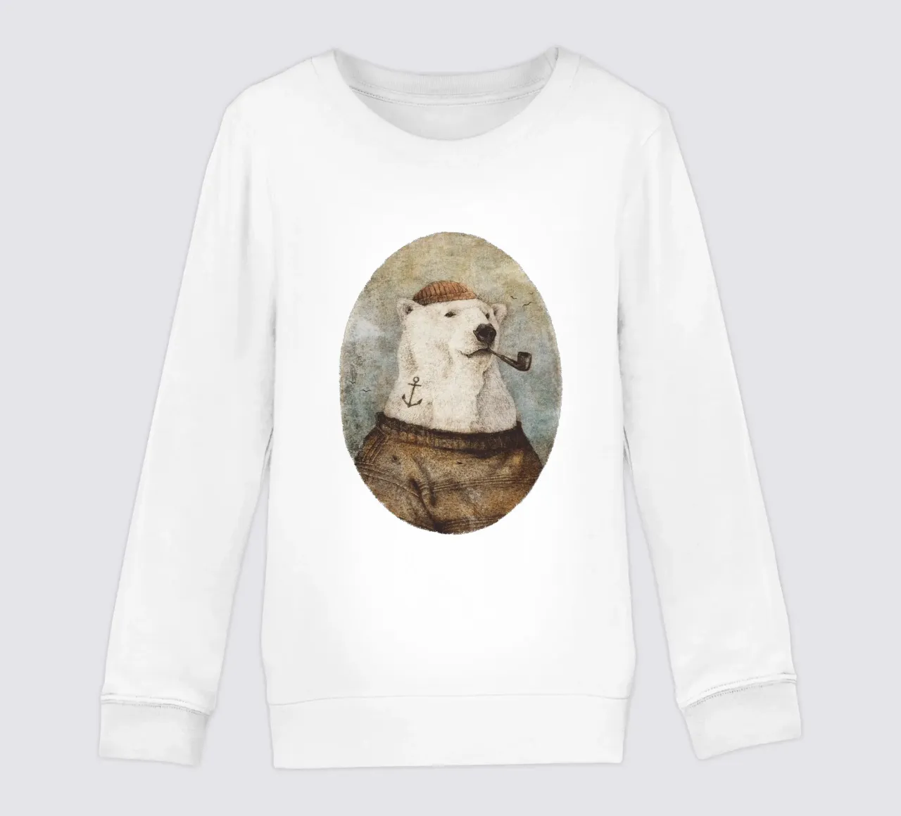 Onto the Shore - Journey to Tranquility kids sweatshirt by mikekoubou