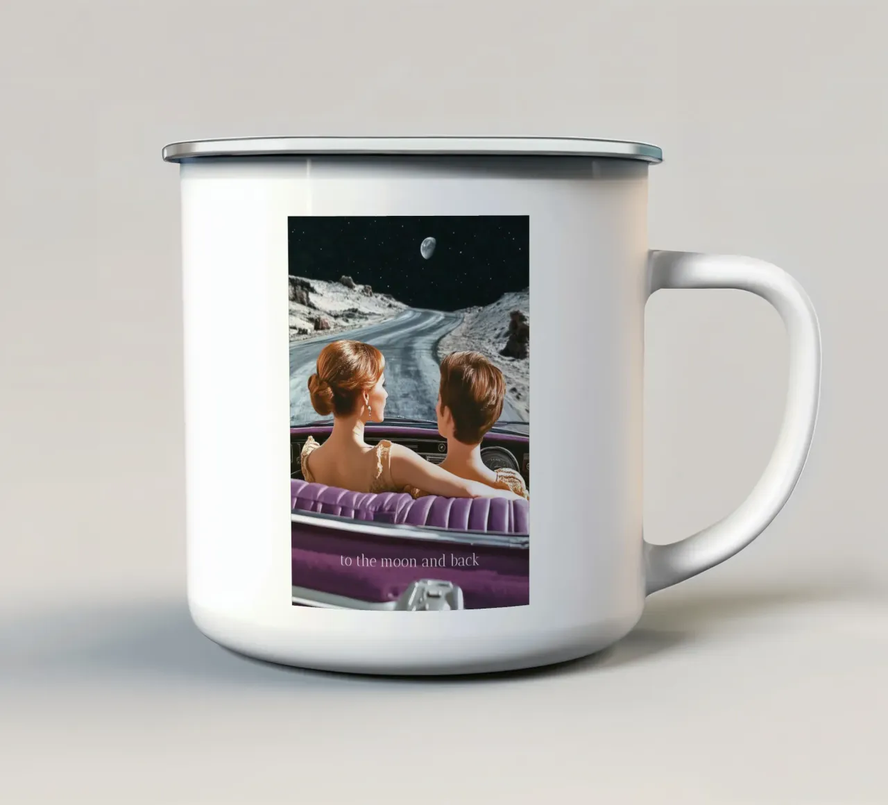 insieme tazza in smalto da Sabrina Ziegenhorn