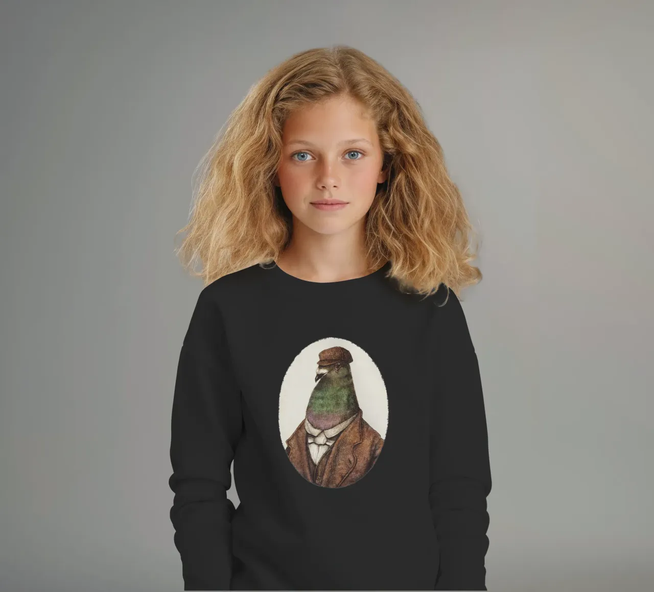 Il piccione di una volta - Nostalgia in volo felpa bambino da mikekoubou