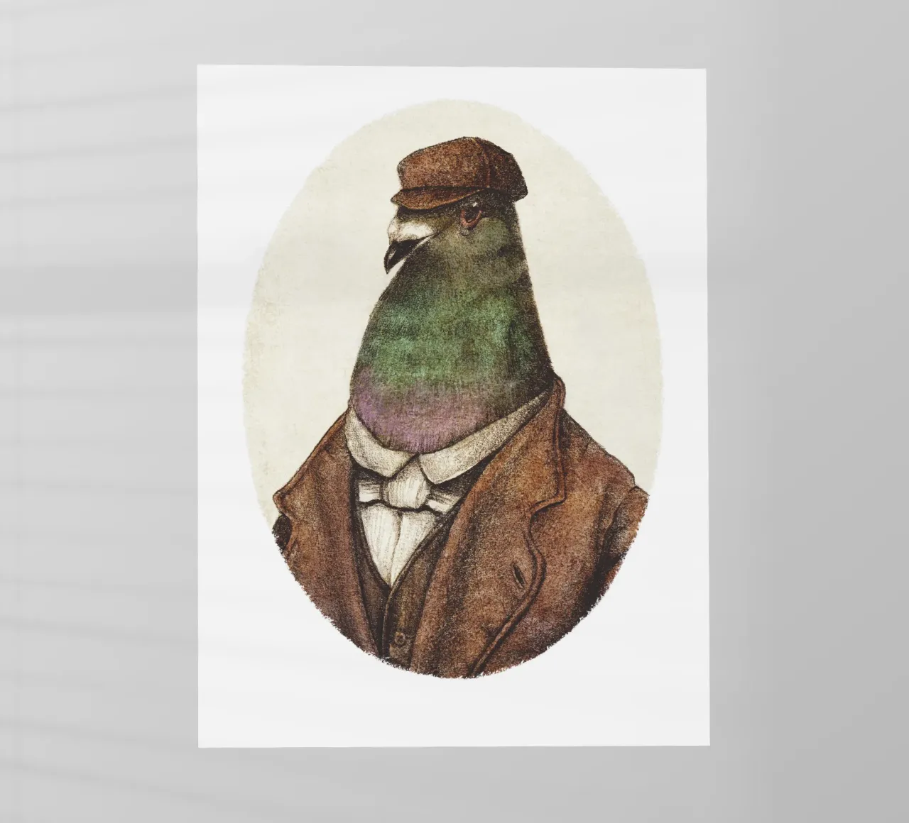 Il piccione di una volta - Nostalgia in volo pellicola backlit da mikekoubou