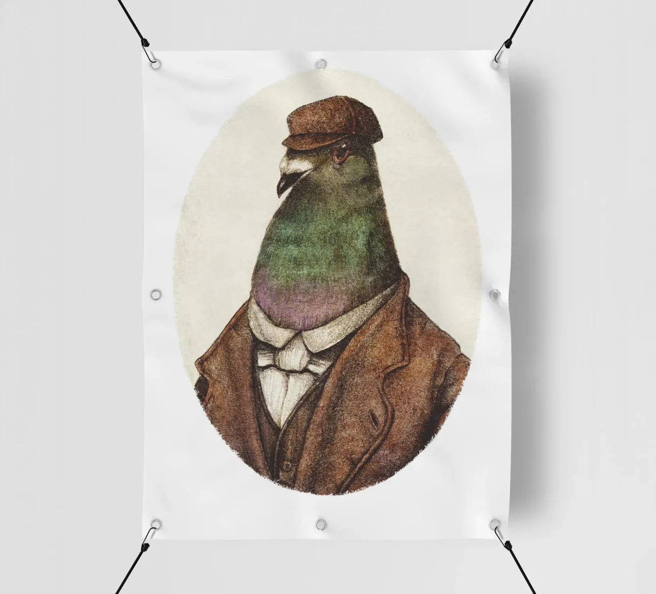 Il piccione di una volta - Nostalgia in volo telo in pvc da mikekoubou