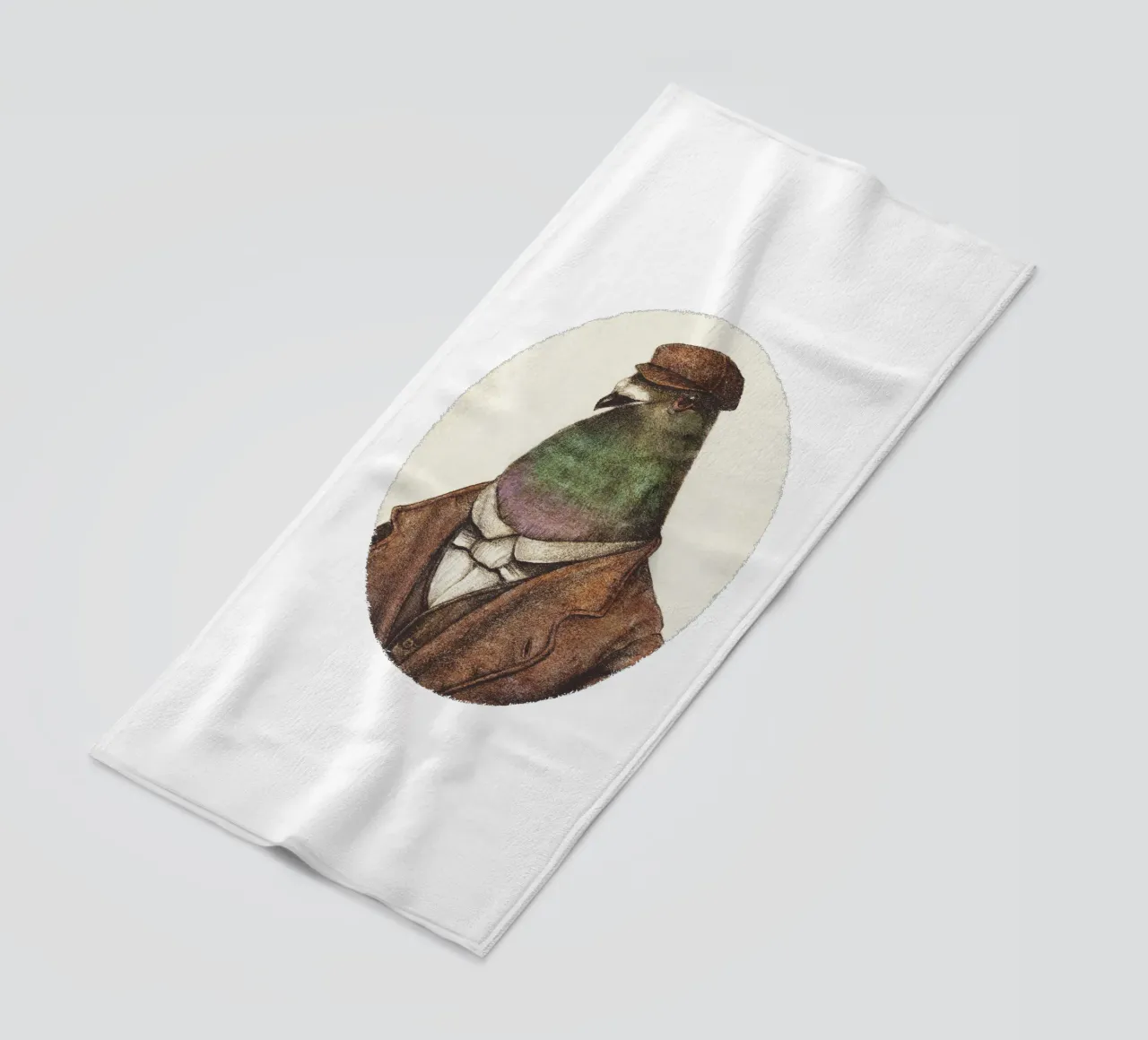 Il piccione di una volta - Nostalgia in volo telo mare da mikekoubou