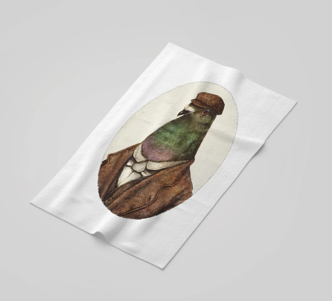 Il piccione di una volta - Nostalgia in volo telo mare da mikekoubou