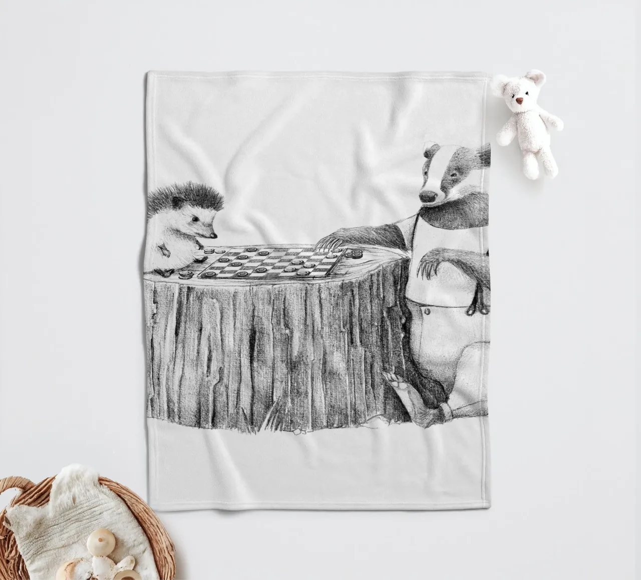 Play Time - Embrace the Joy of the Moment fleece blanket by mikekoubou