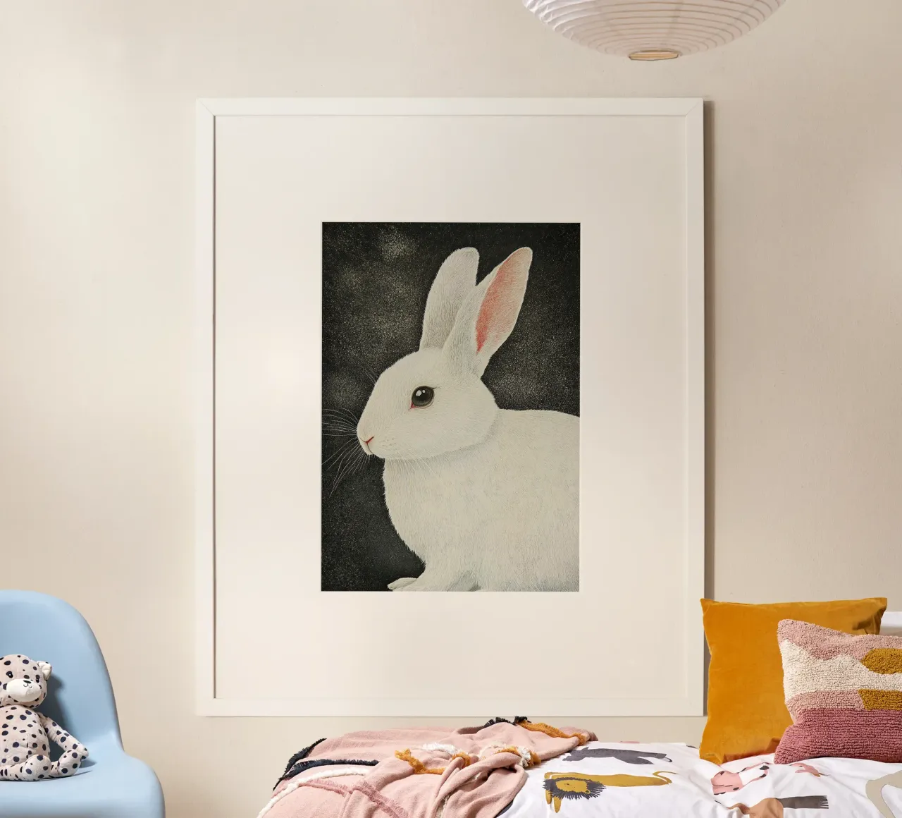 Conigli: Su zampe tranquille carta hahnemühle da Nikis Art Studio