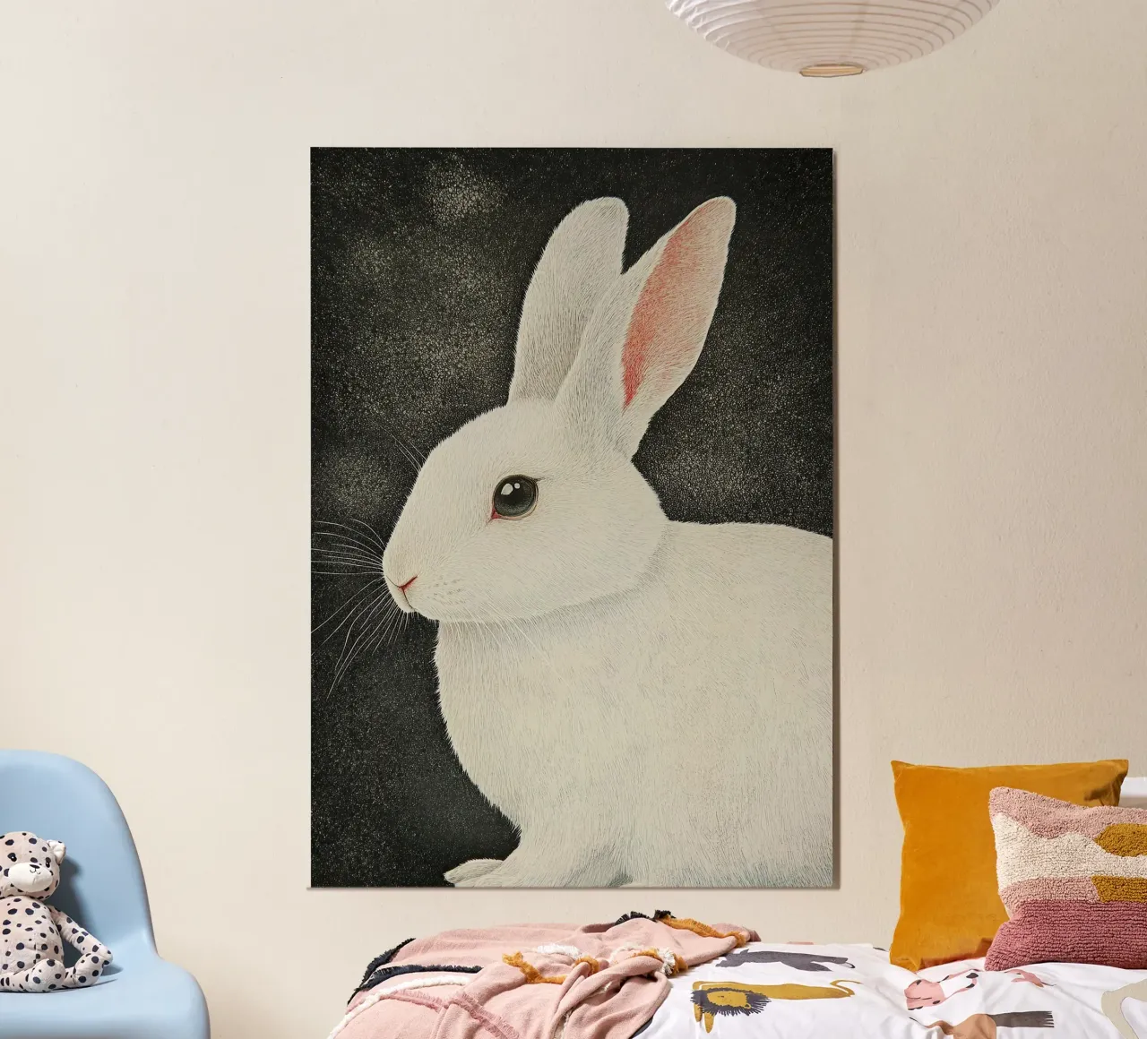 Conigli: Su zampe tranquille poster da Nikis Art Studio