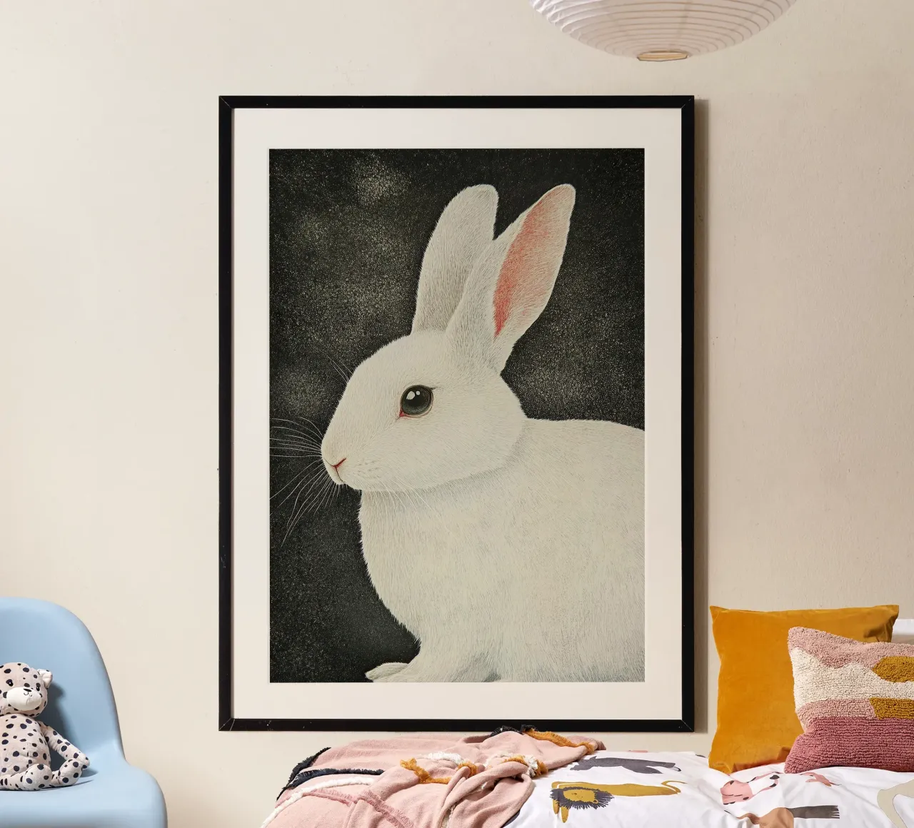 Conigli: Su zampe tranquille poster da Nikis Art Studio