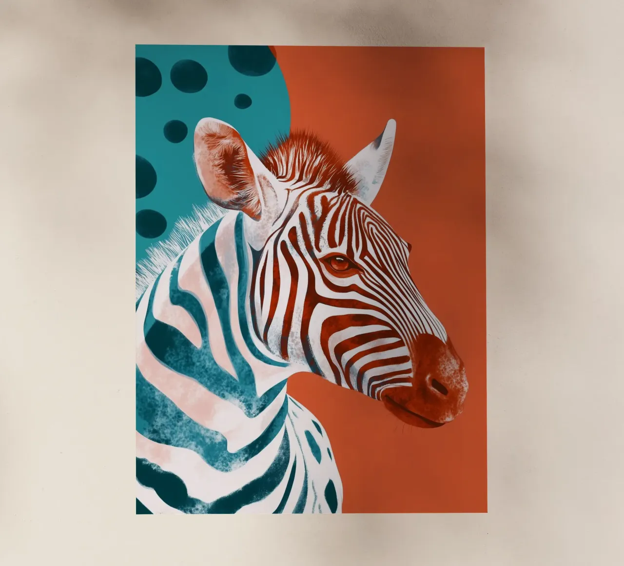 Zebra pellicola backlit da Sabrina Ziegenhorn