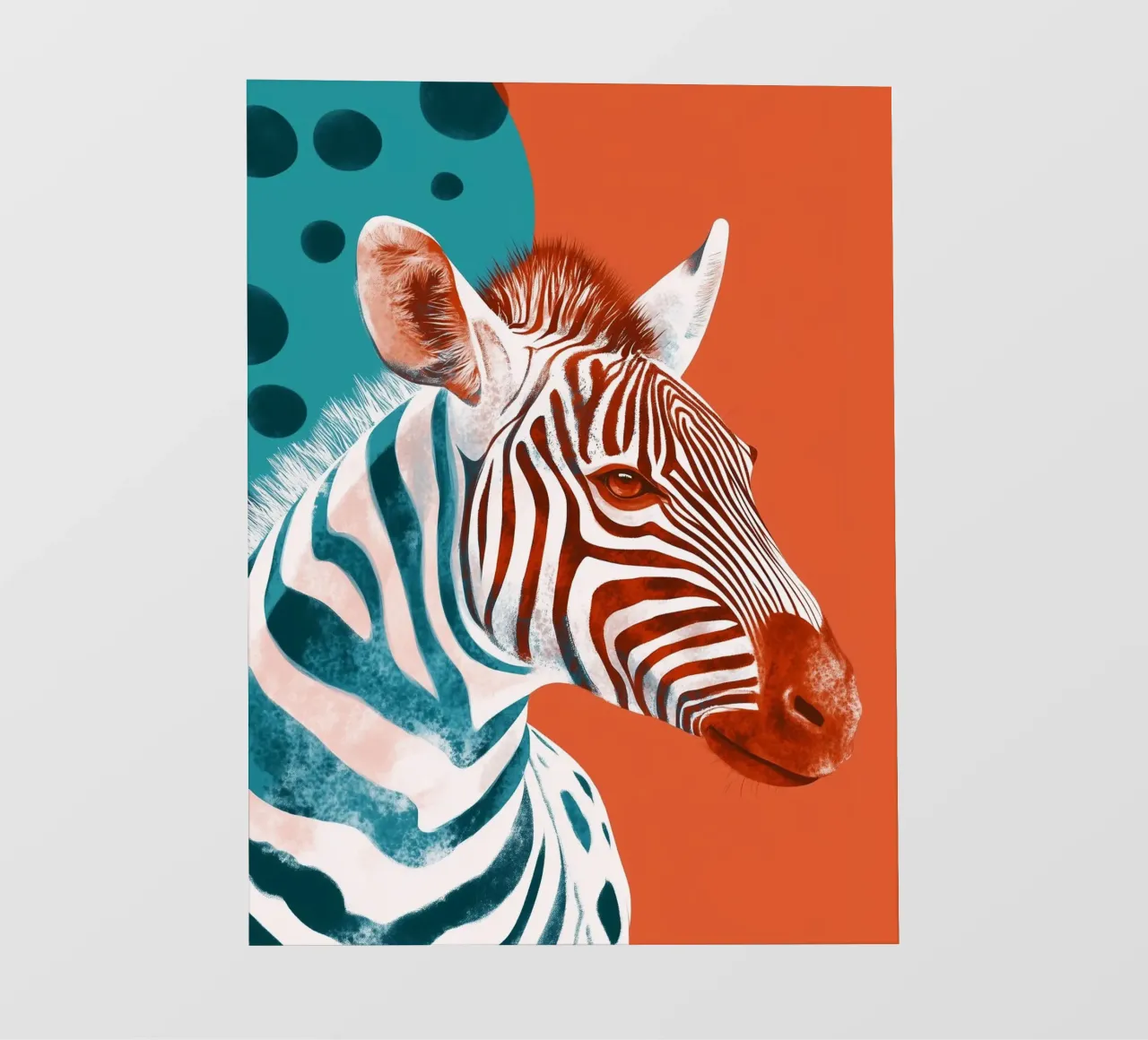 Zebra pellicola backlit da Sabrina Ziegenhorn