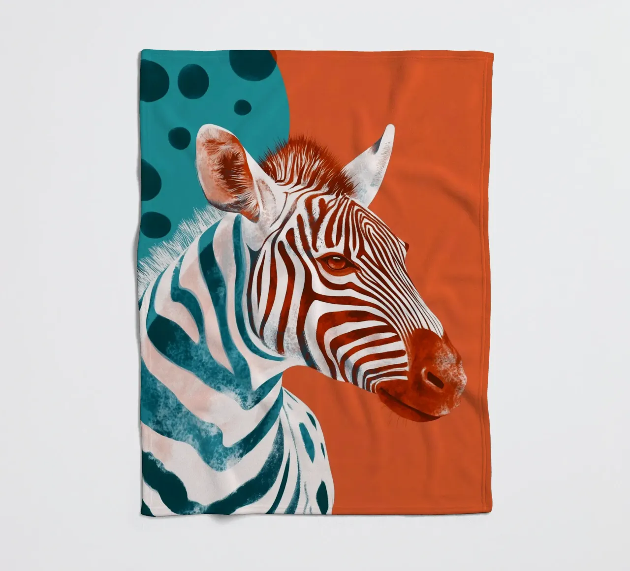Zebra coperta in pile da Sabrina Ziegenhorn