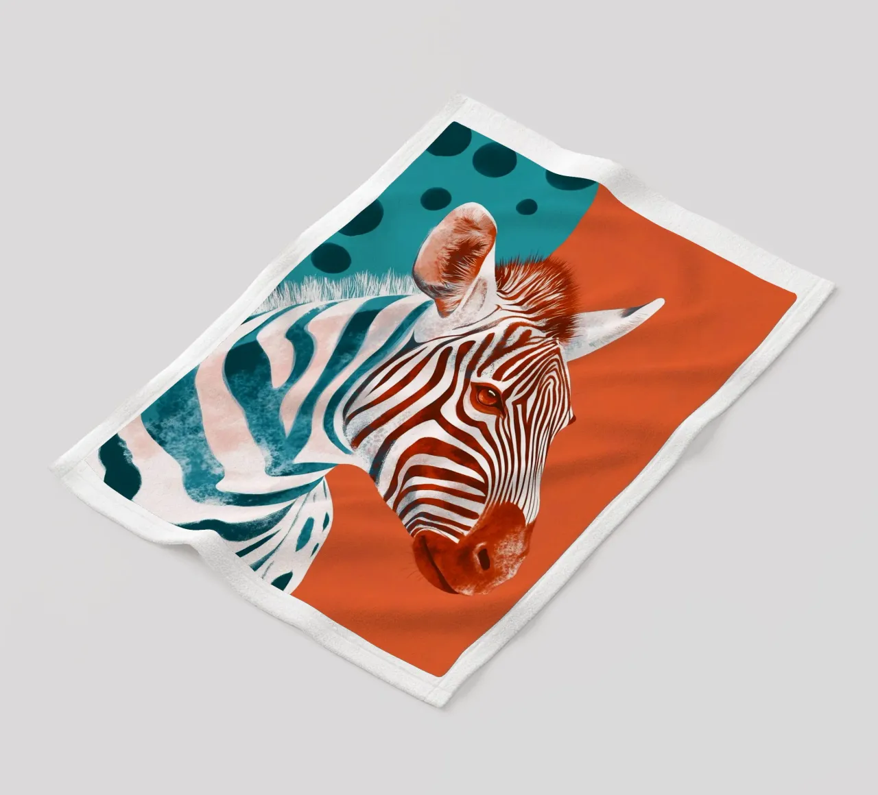 Zebra coperta in pile da Sabrina Ziegenhorn