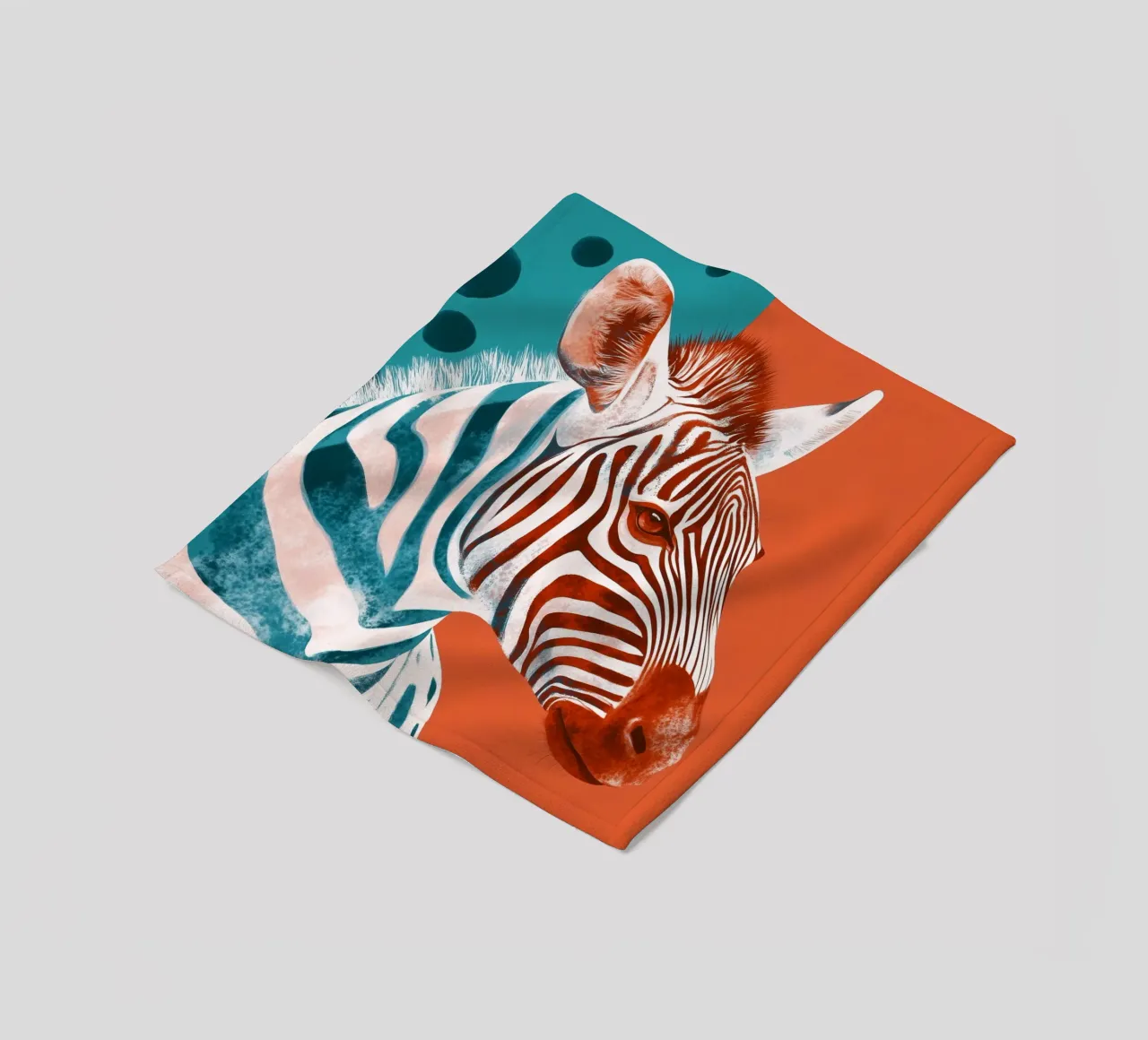 Zebra coperta in pile da Sabrina Ziegenhorn