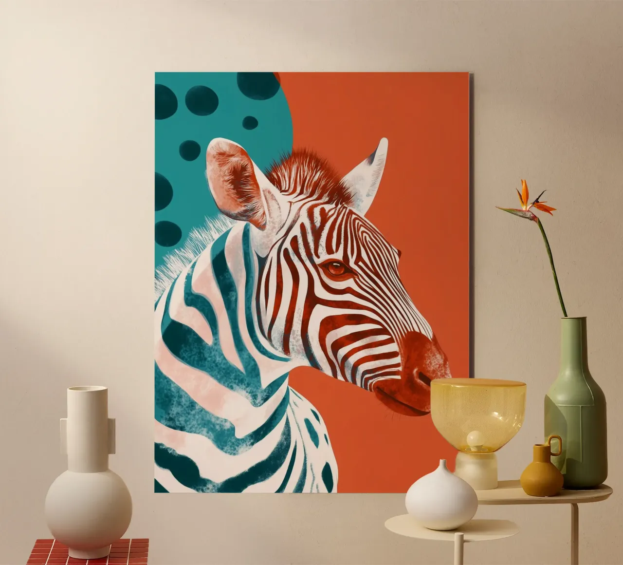 Zebra alluminio dibond da Sabrina Ziegenhorn