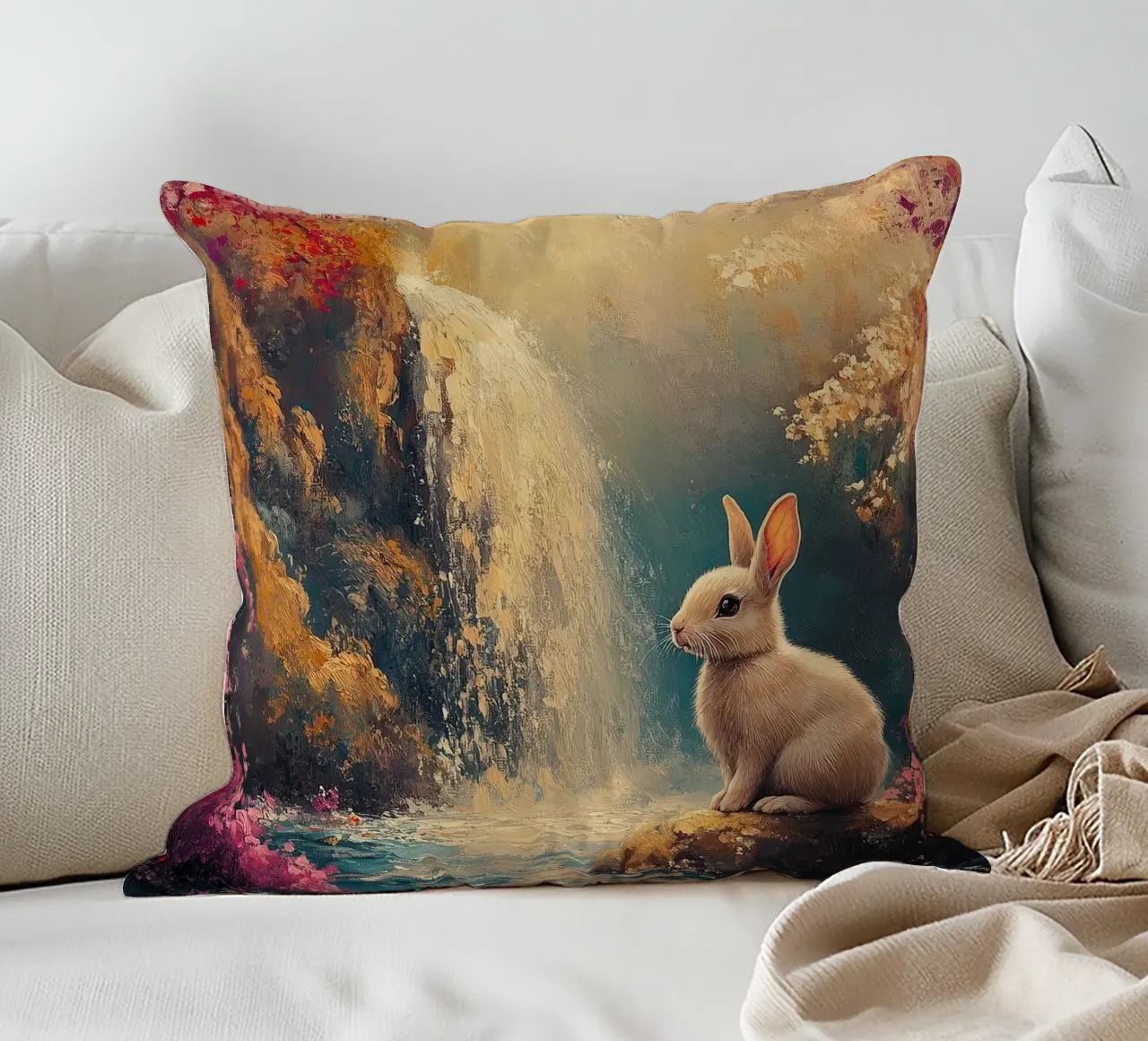 Coniglio cuscino da Nikis Art Studio