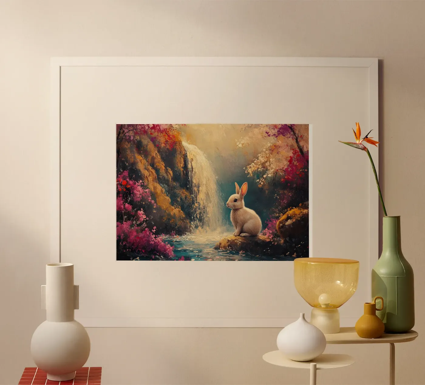 Rabbit poster de Nikis Art Studio