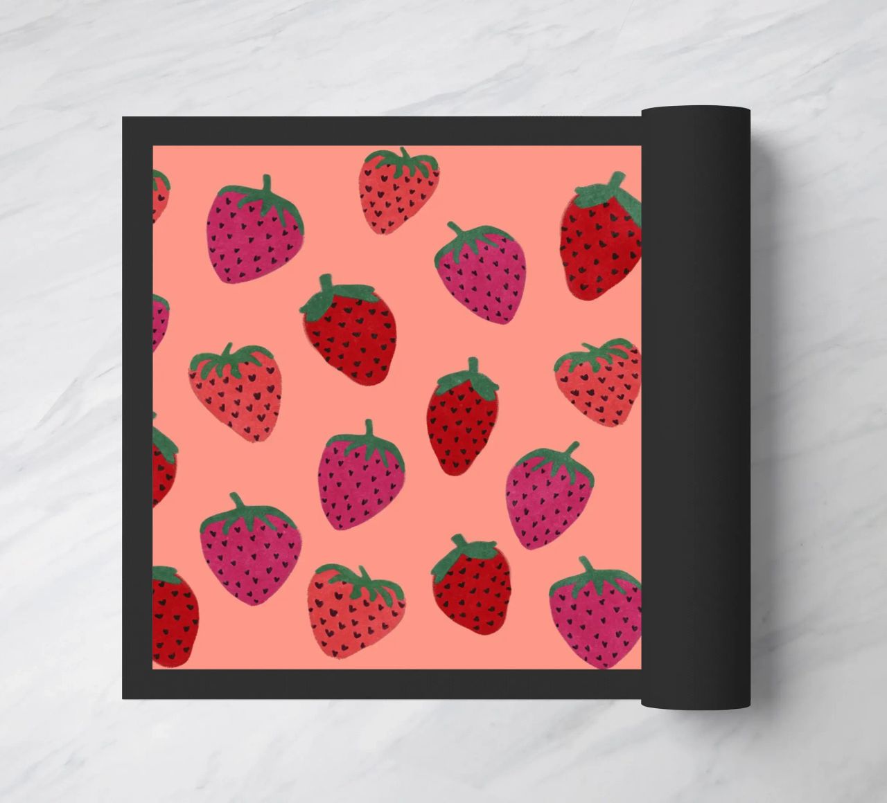 Strawberry Pattern zerbino da Illustration Raissa Oltmanns