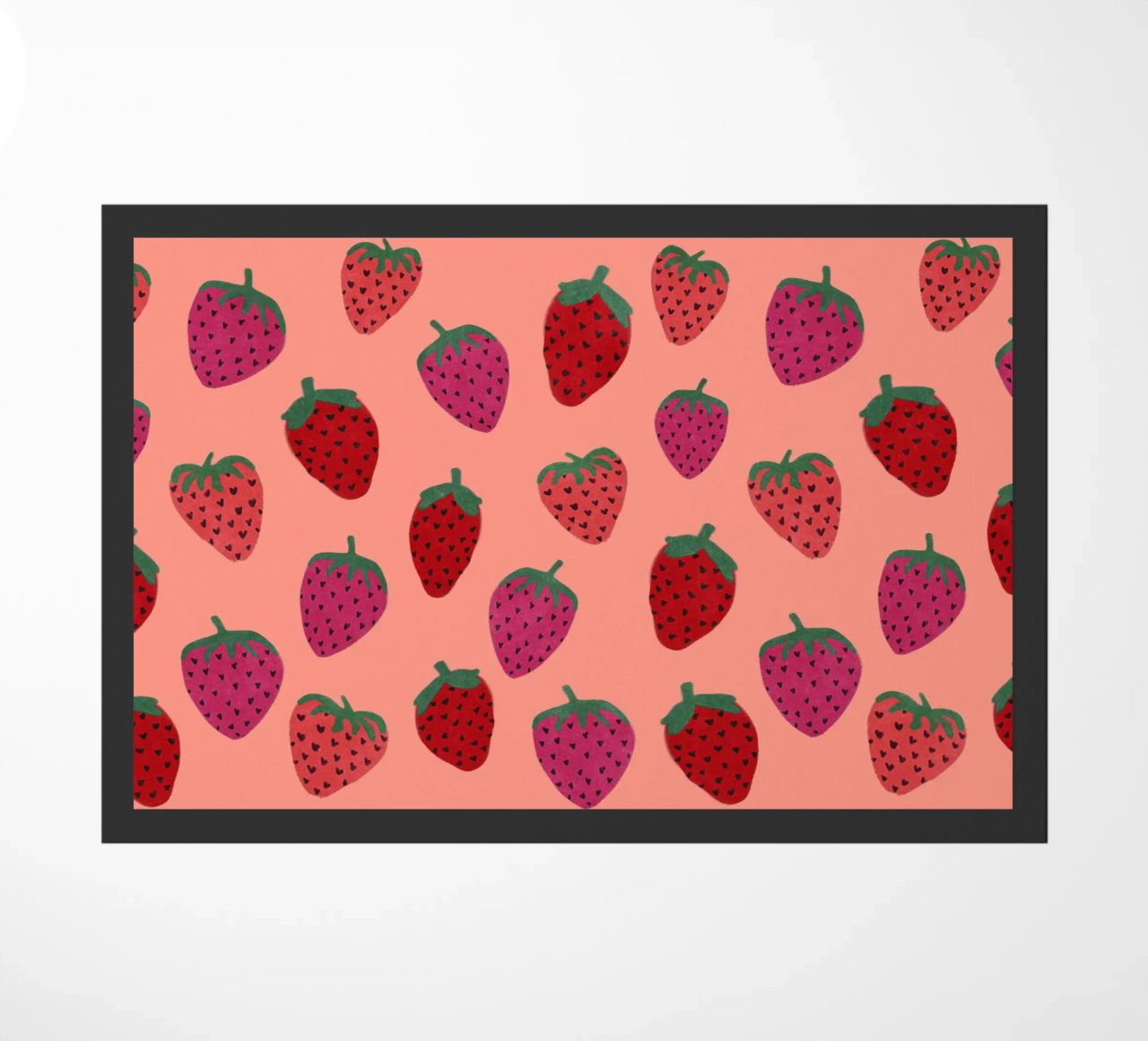 Strawberry Pattern zerbino da Illustration Raissa Oltmanns