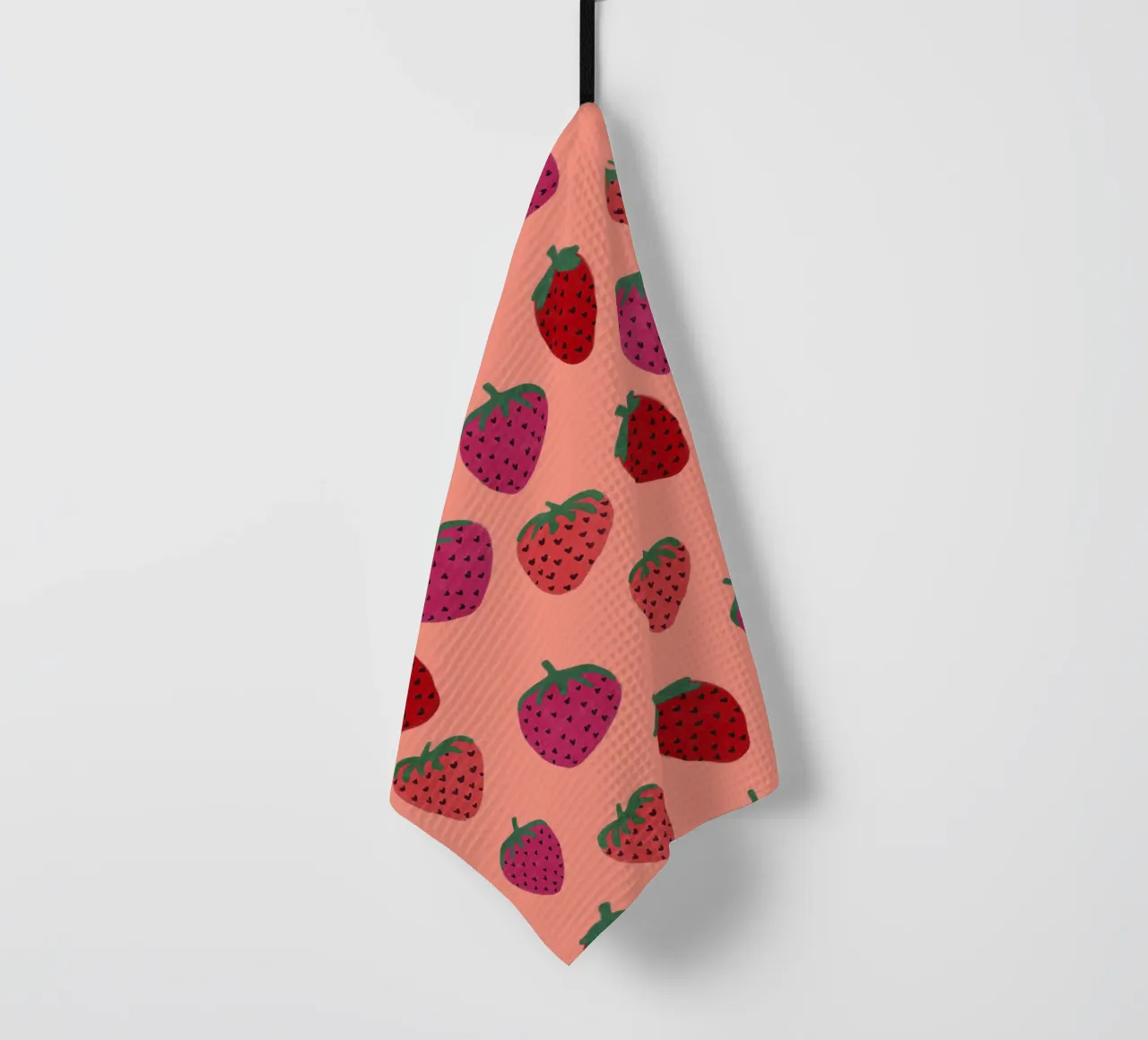 Strawberry Pattern canovaccio da cucina da Illustration Raissa Oltmanns