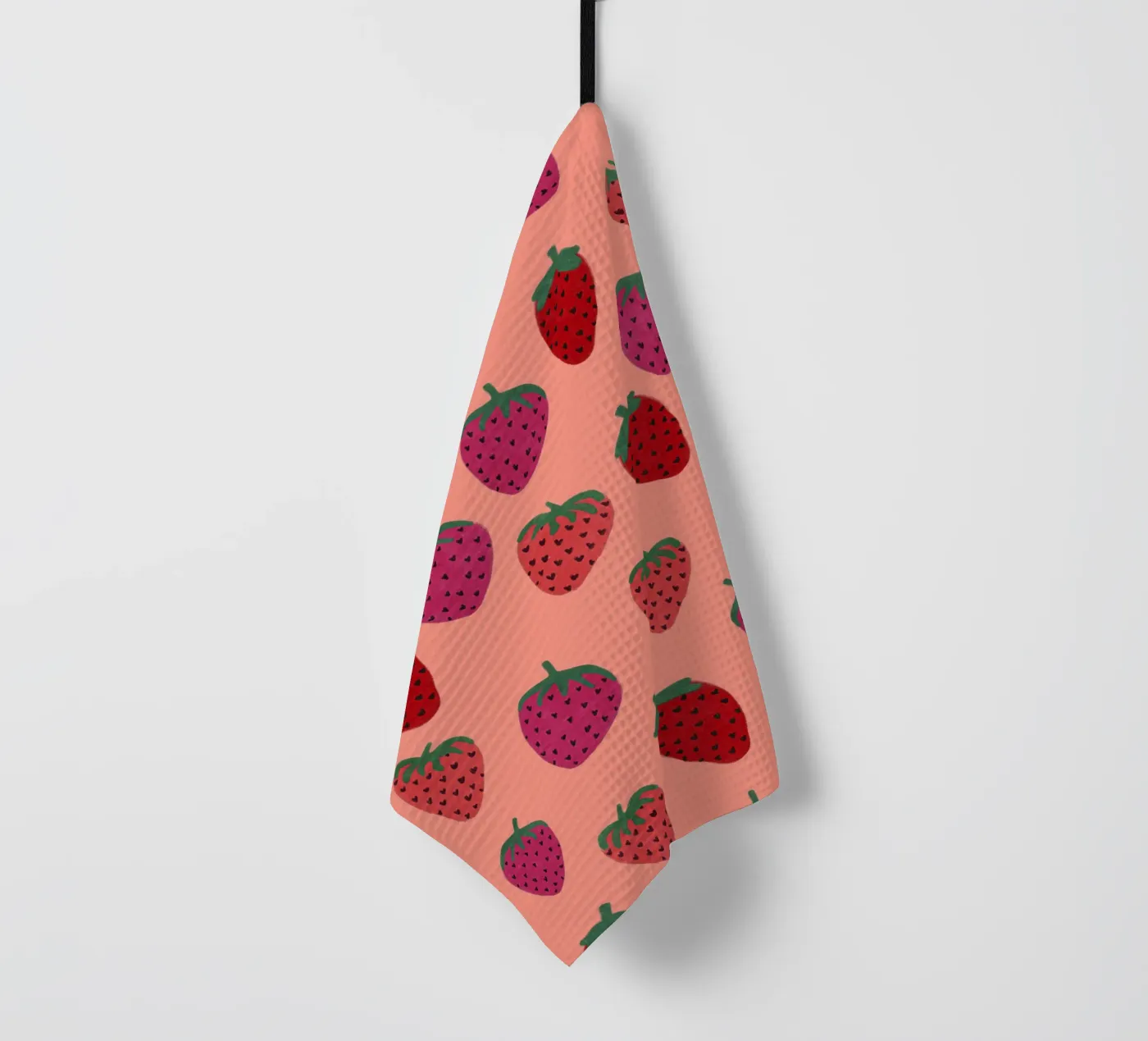 Strawberry Pattern torchon de Illustration Raissa Oltmanns