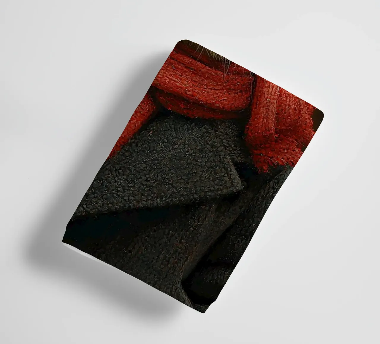 Un coniglio in inverno asciugamano da bagno da Nikis Art Studio