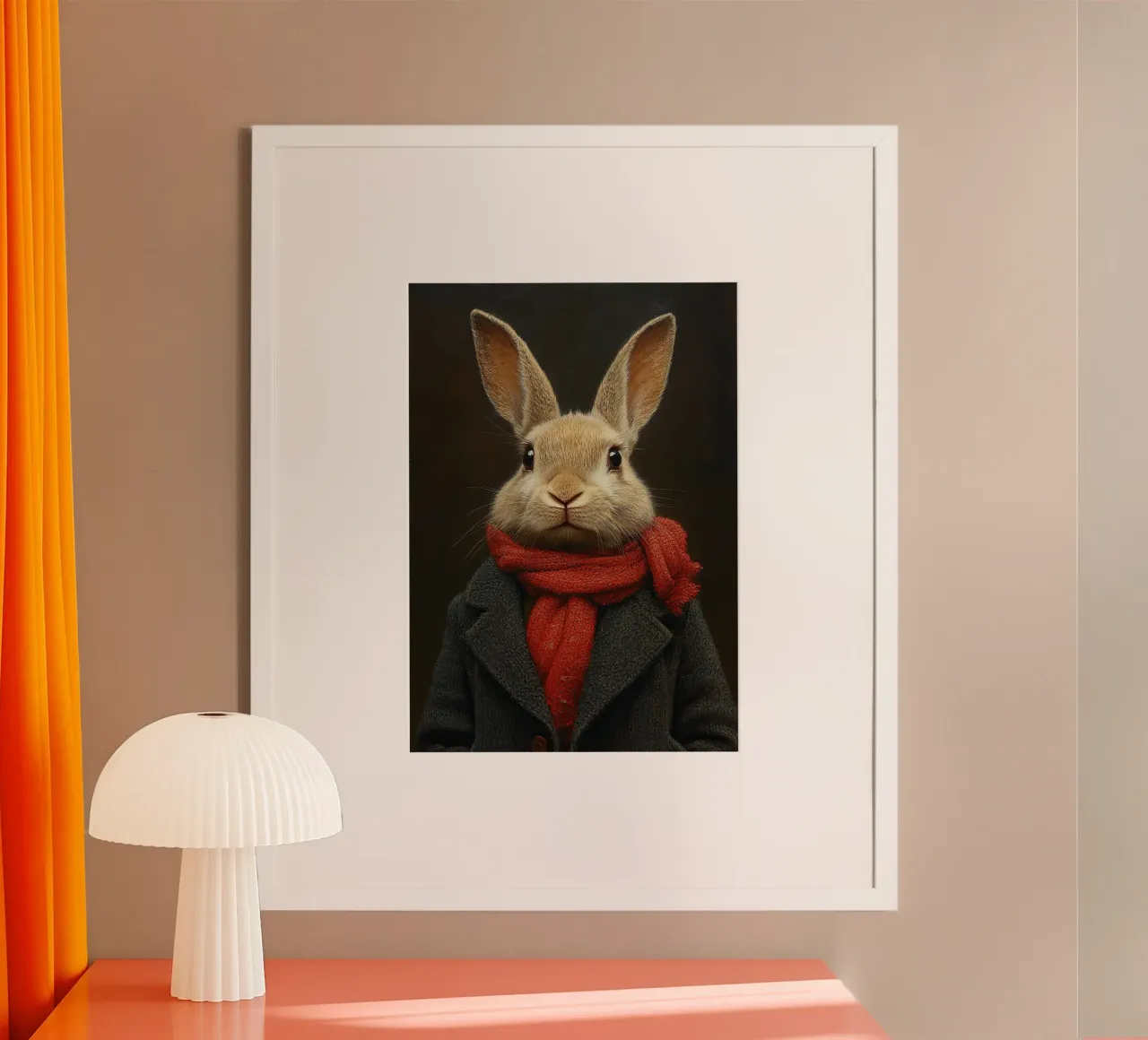 Un coniglio in inverno carta hahnemühle da Nikis Art Studio