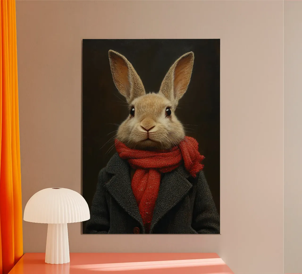 Un coniglio in inverno carta hahnemühle da Nikis Art Studio