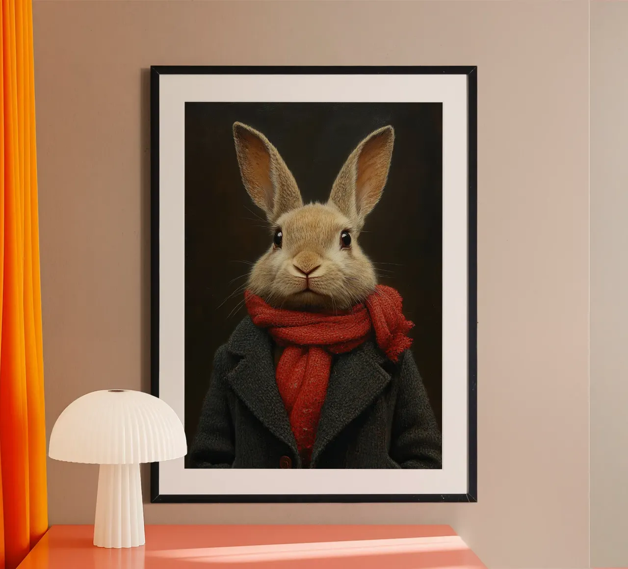 Un coniglio in inverno carta hahnemühle da Nikis Art Studio