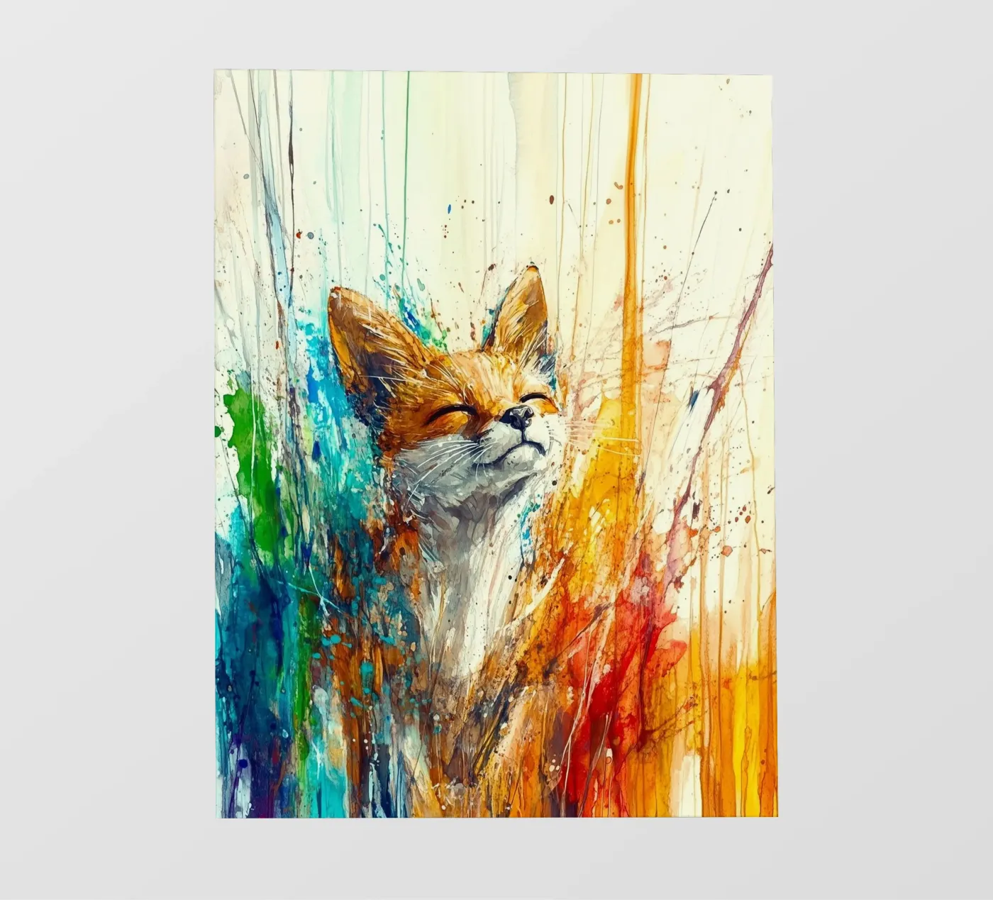 Fox pellicola backlit da Sabrina Ziegenhorn