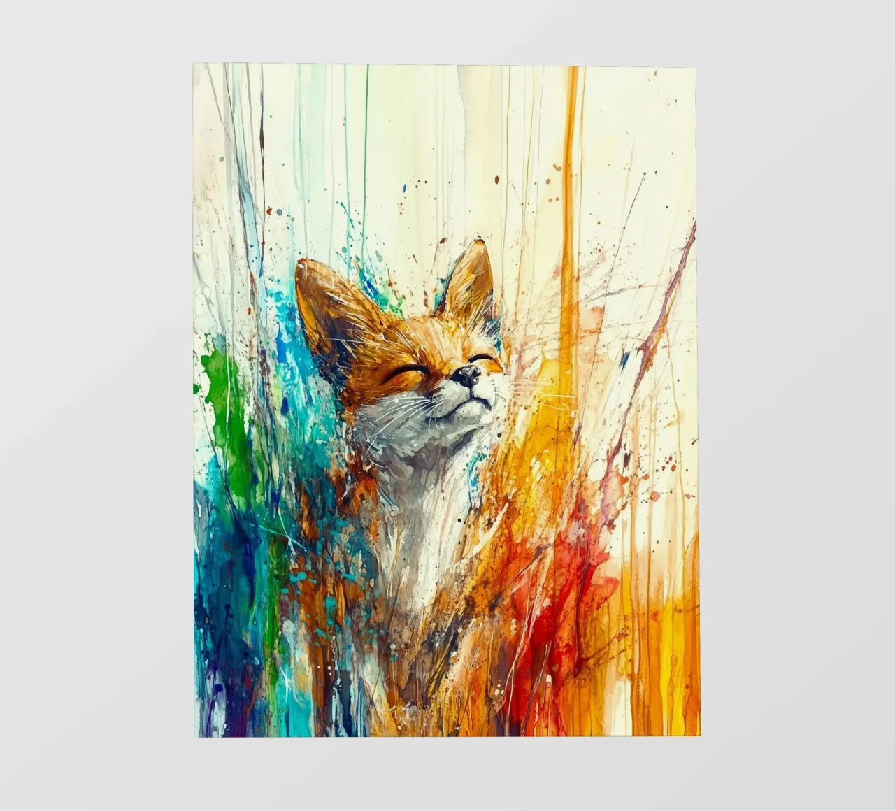 Fox pellicola backlit da Sabrina Ziegenhorn