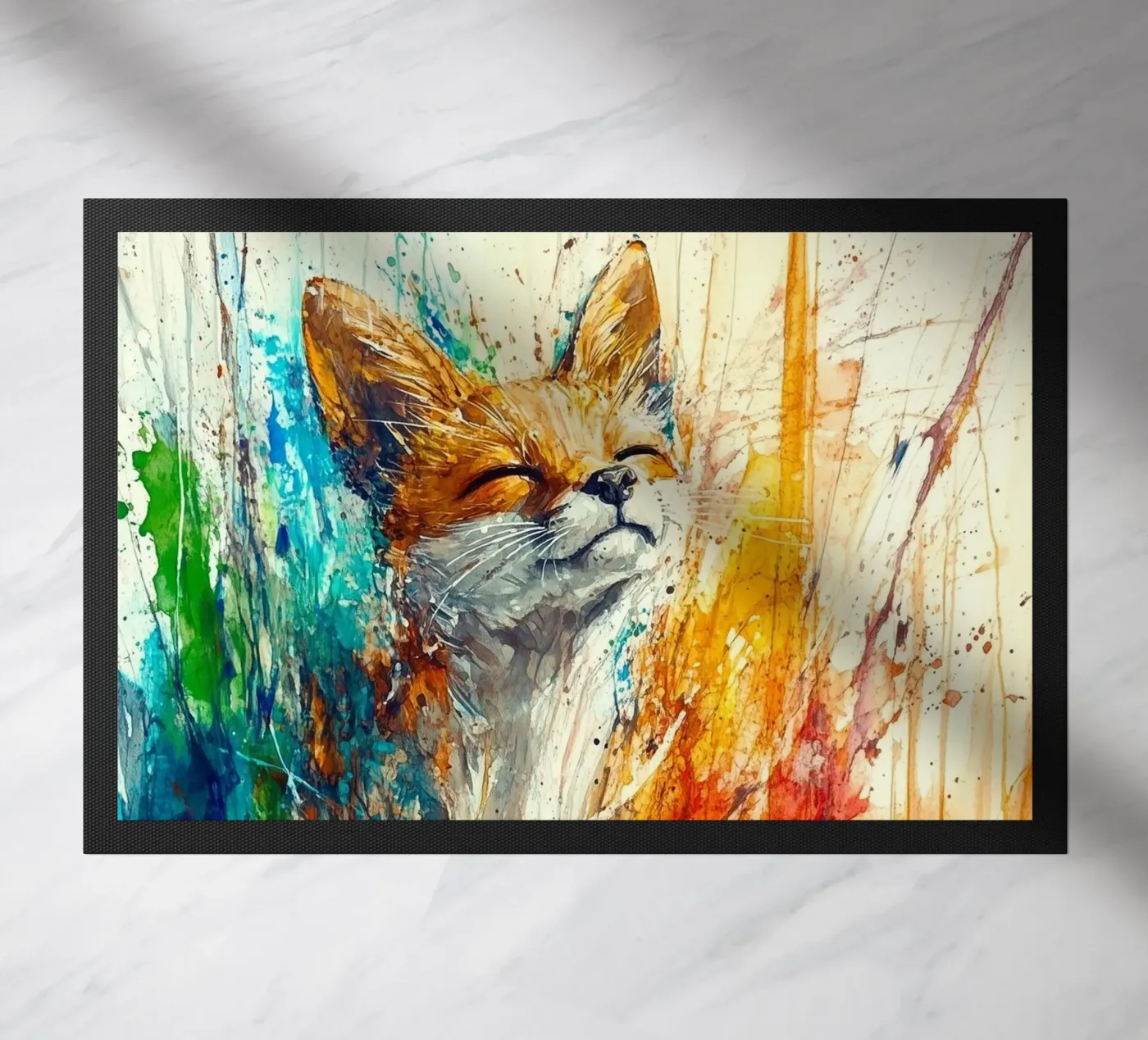 Fox deurmat van Sabrina Ziegenhorn