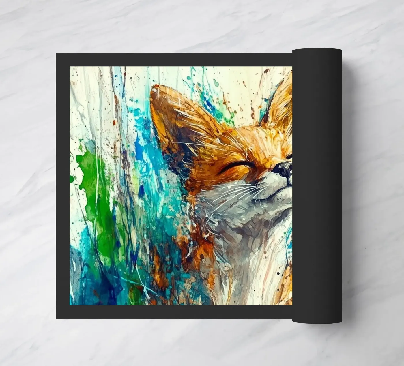 Fox deurmat van Sabrina Ziegenhorn