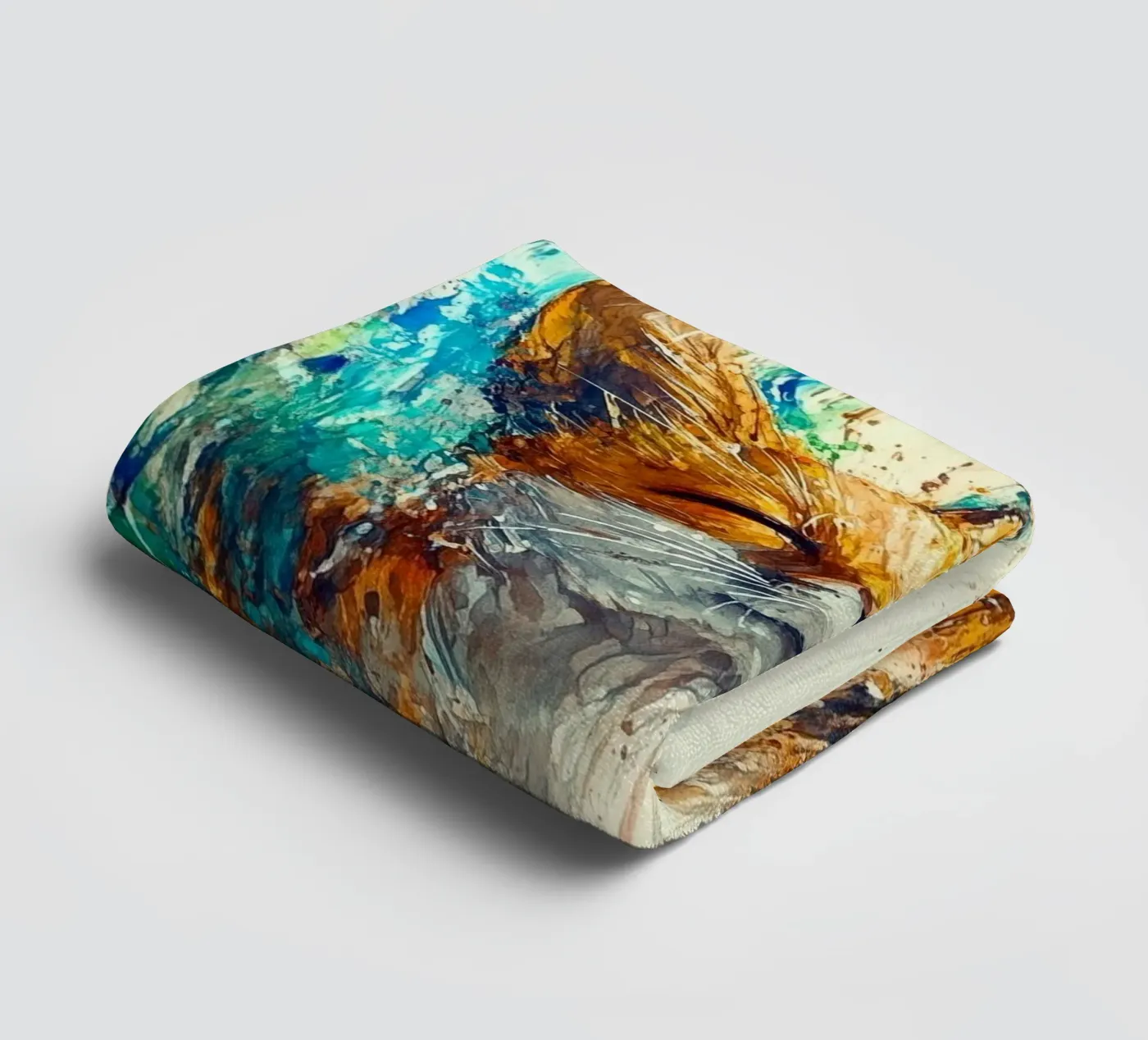 Fox towel by Sabrina Ziegenhorn