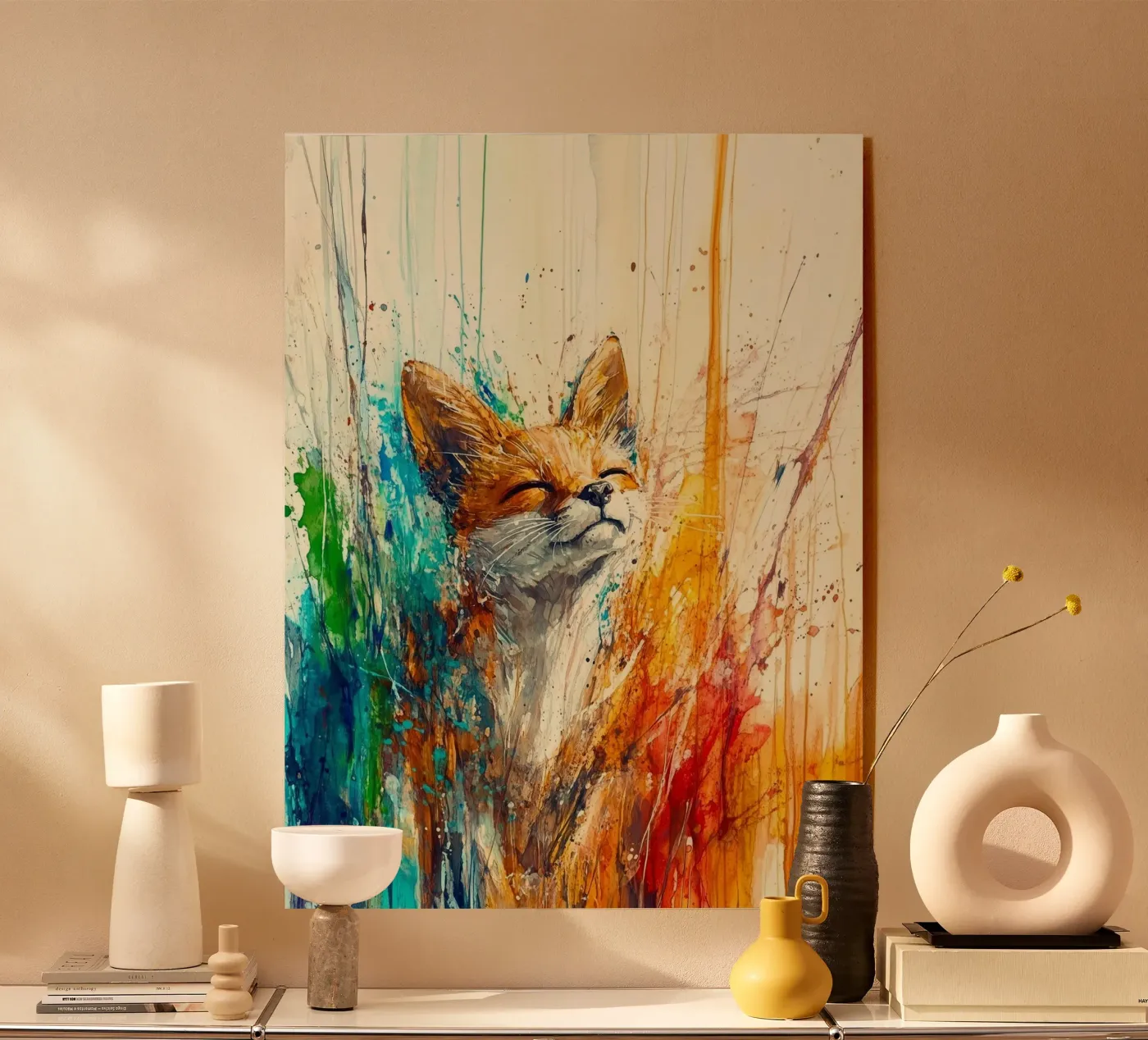 Fox Acryl-Glas von Sabrina Ziegenhorn