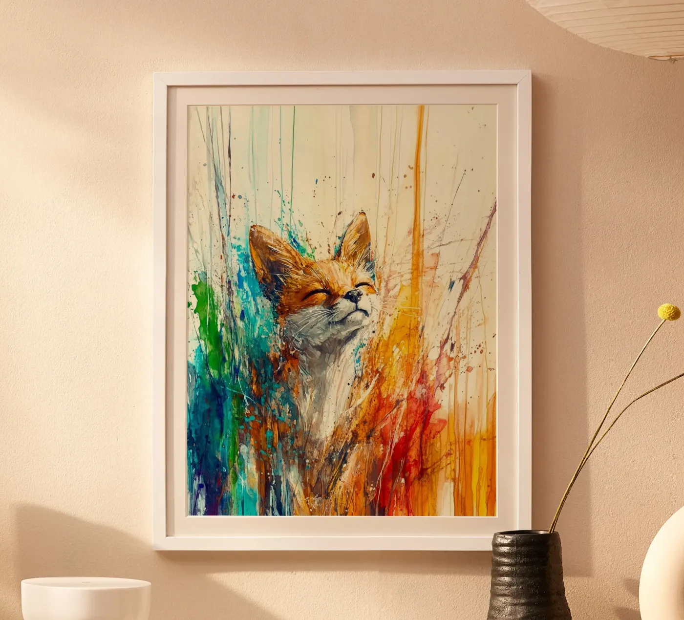 Fox poster van Sabrina Ziegenhorn