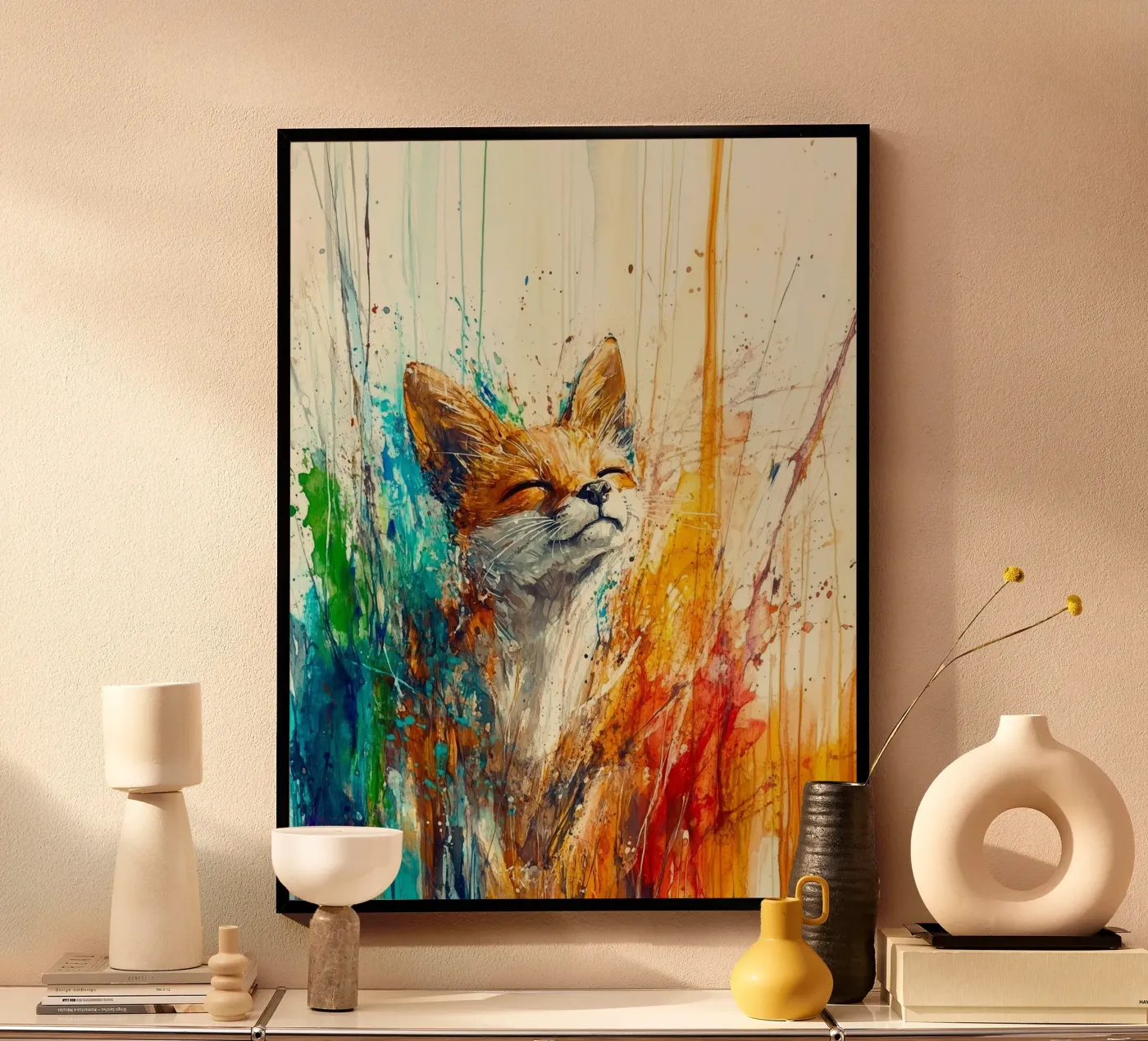 Fox poster van Sabrina Ziegenhorn