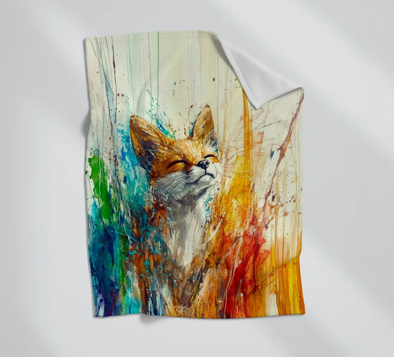Fox coperta in pile da Sabrina Ziegenhorn
