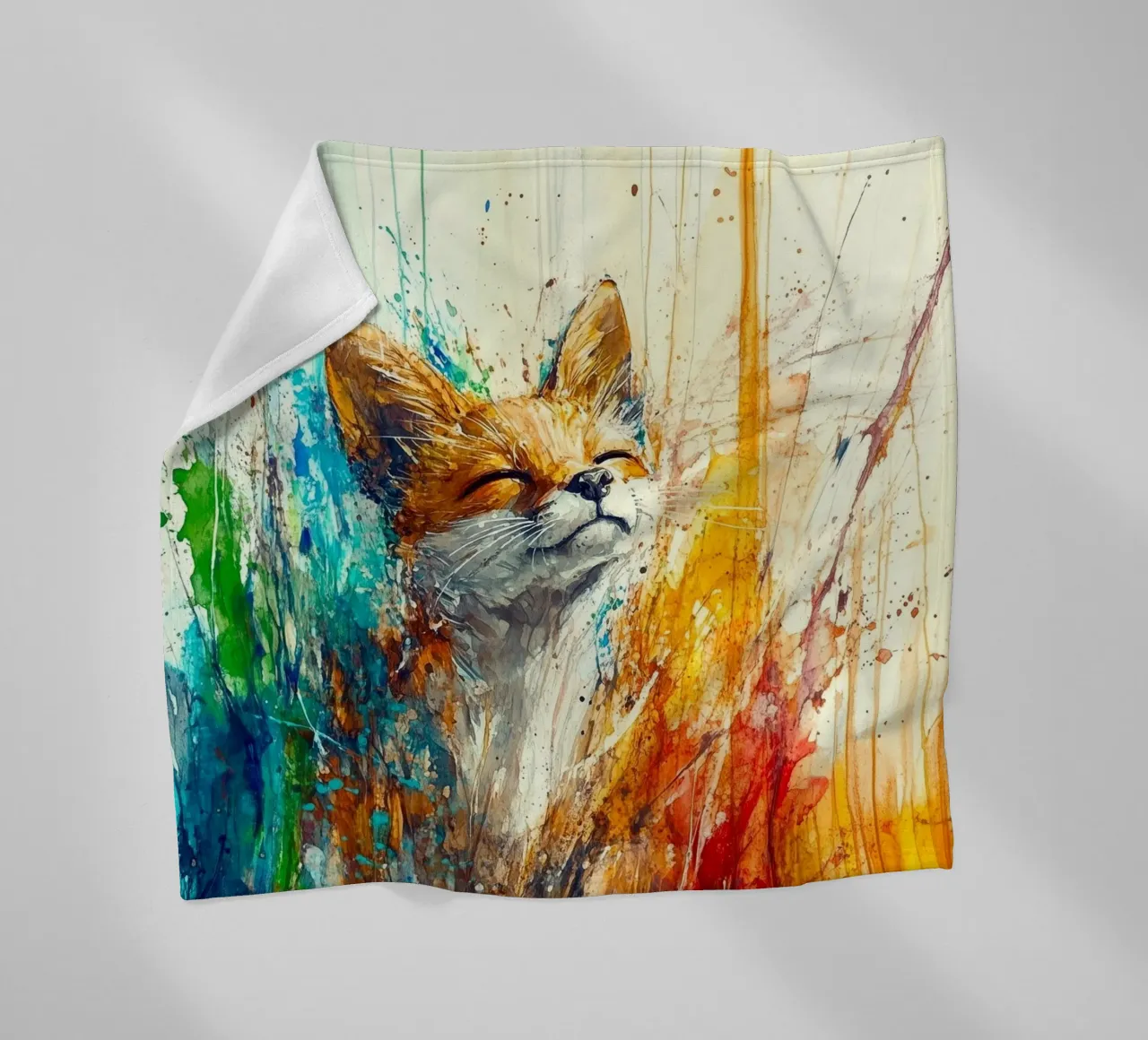 Fox Fleecedecke von Sabrina Ziegenhorn