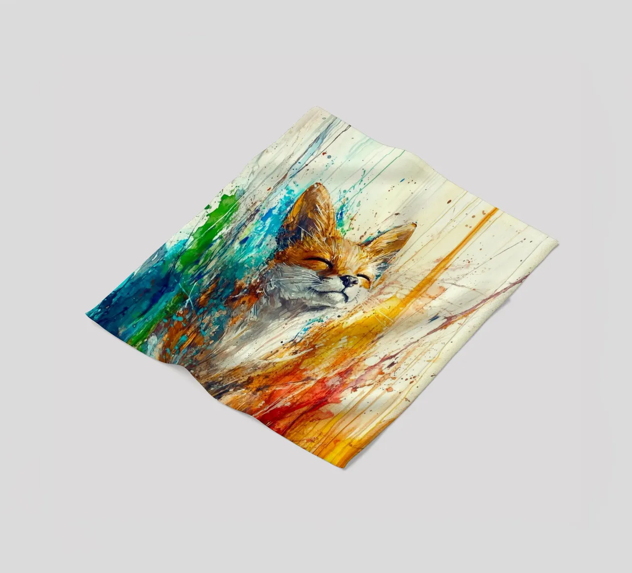 Fox Fleecedecke von Sabrina Ziegenhorn